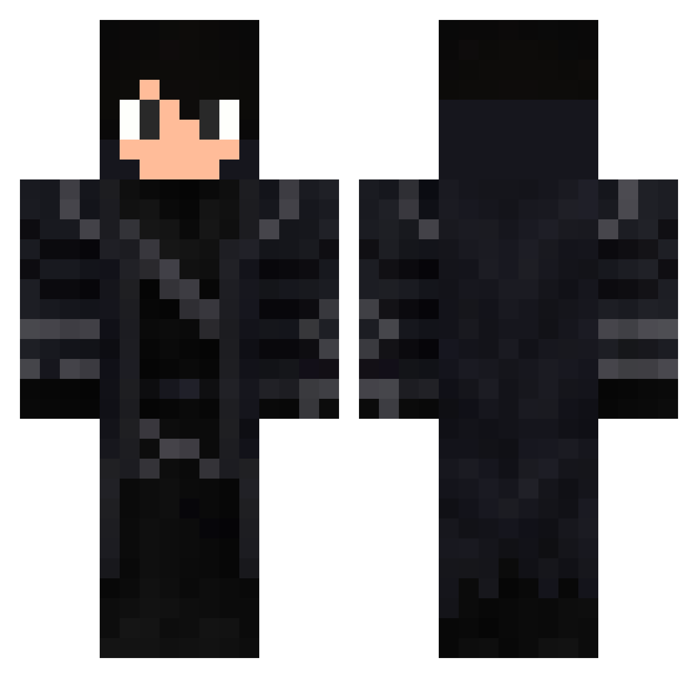 Mega_Kong Minecraft skin, front and back view