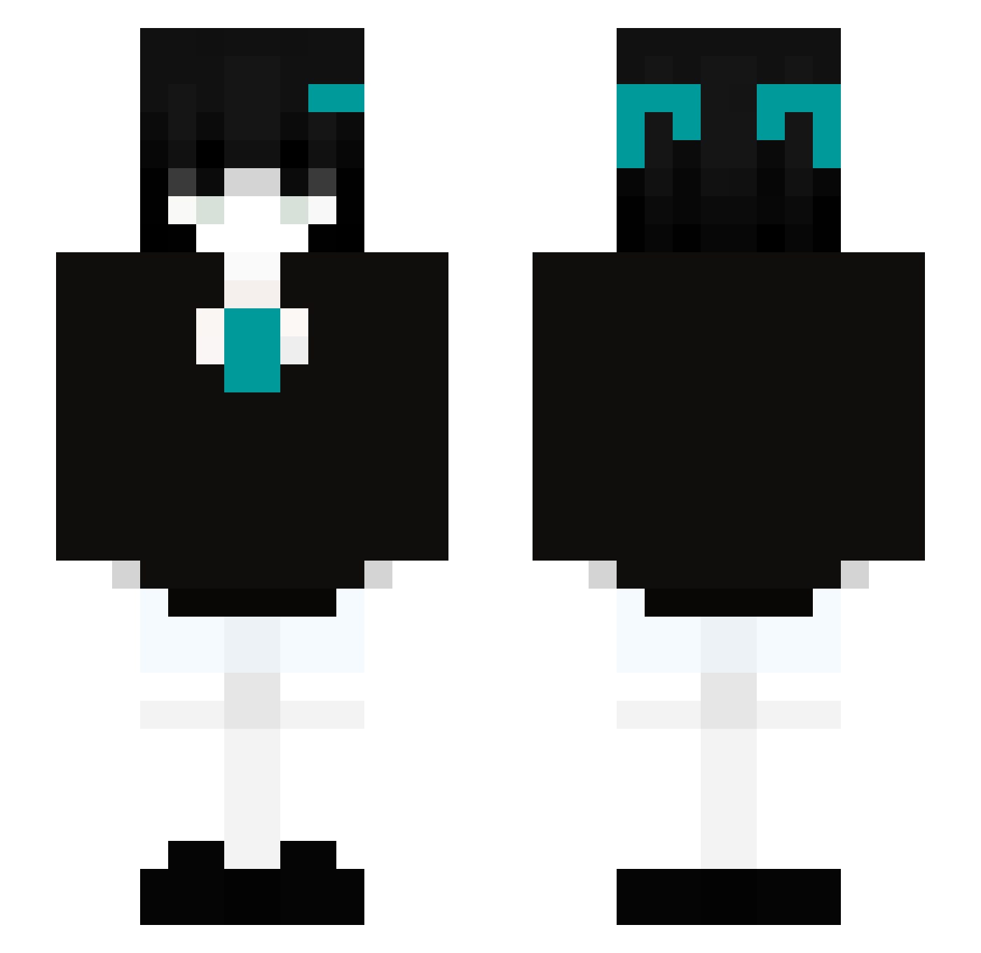 szk4 Minecraft skin, front and back view