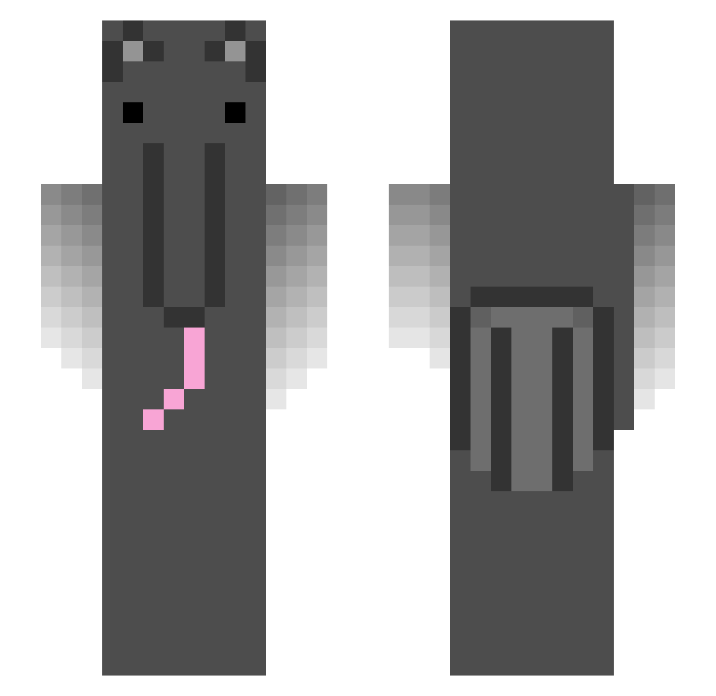 coffeeejelly_ Minecraft skin, front and back view