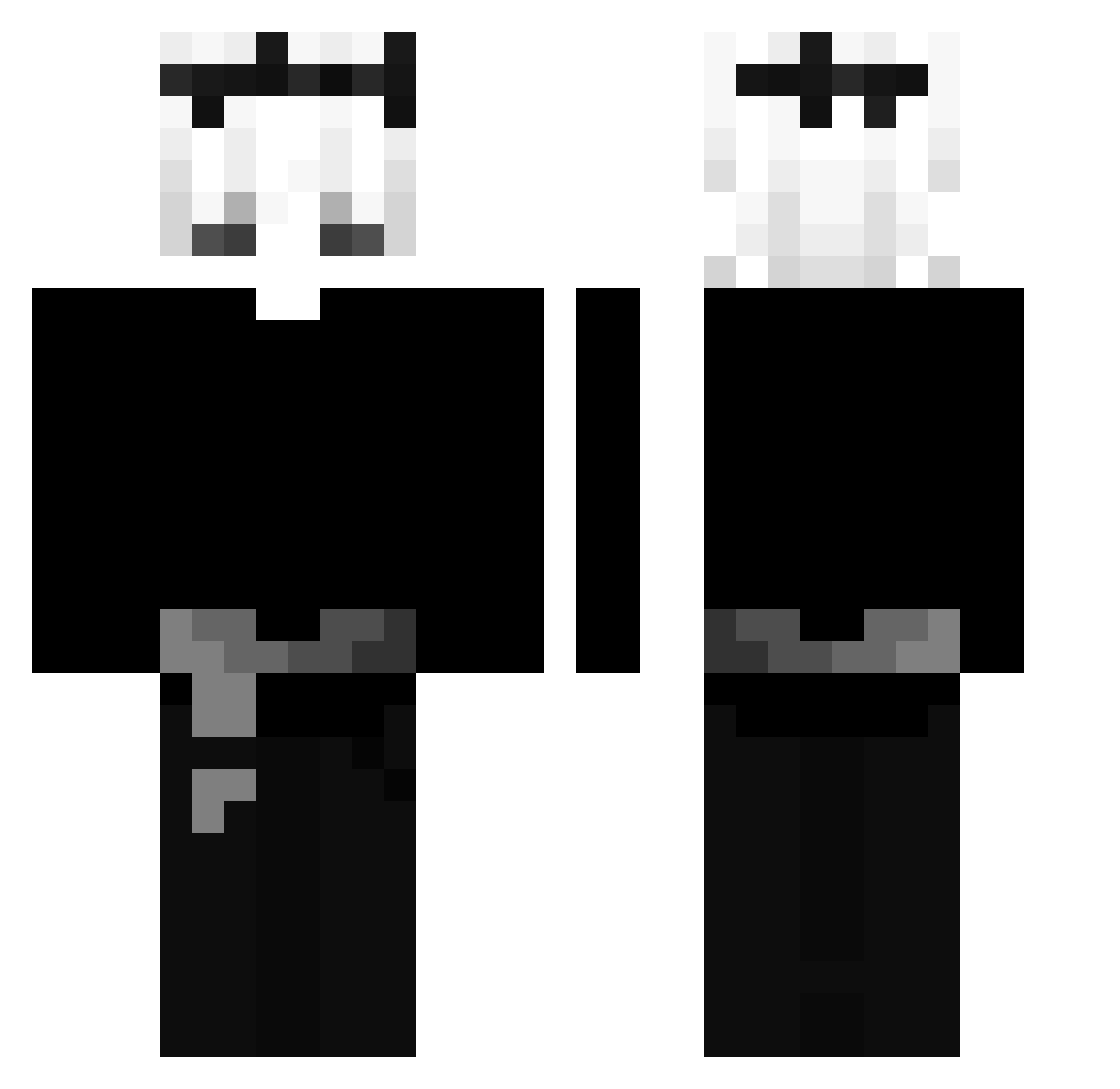 TWIX2013 Minecraft skin, front and back view