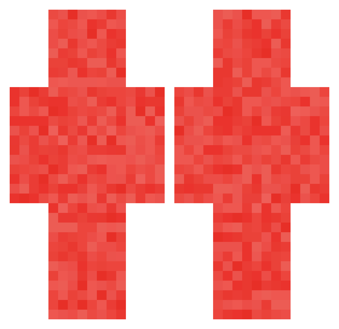 XxDuelBrothersxX Minecraft skin, front and back view