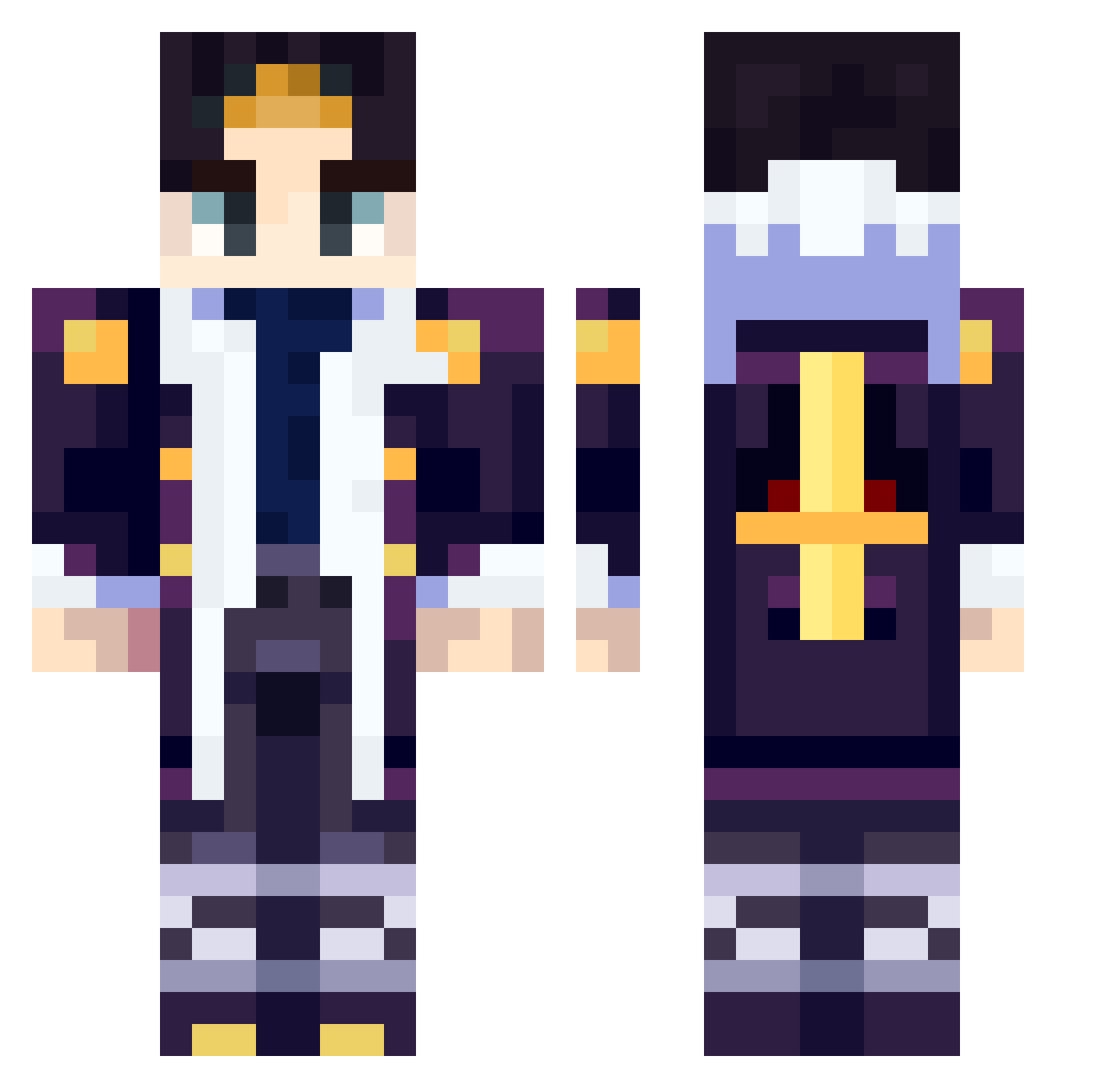 TTV_Ste99ita Minecraft skin, front and back view
