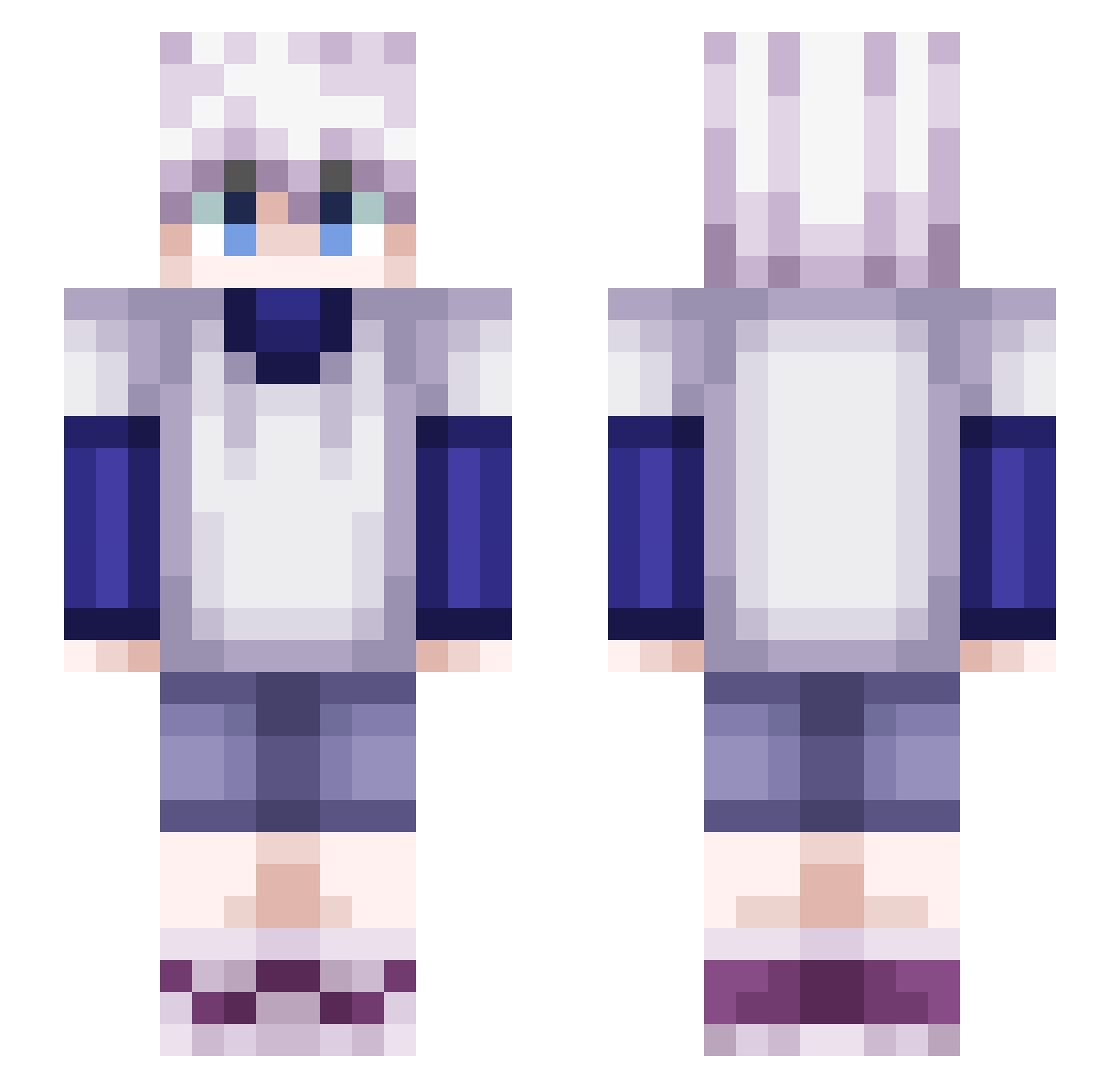 Facundown_ Minecraft skin, front and back view