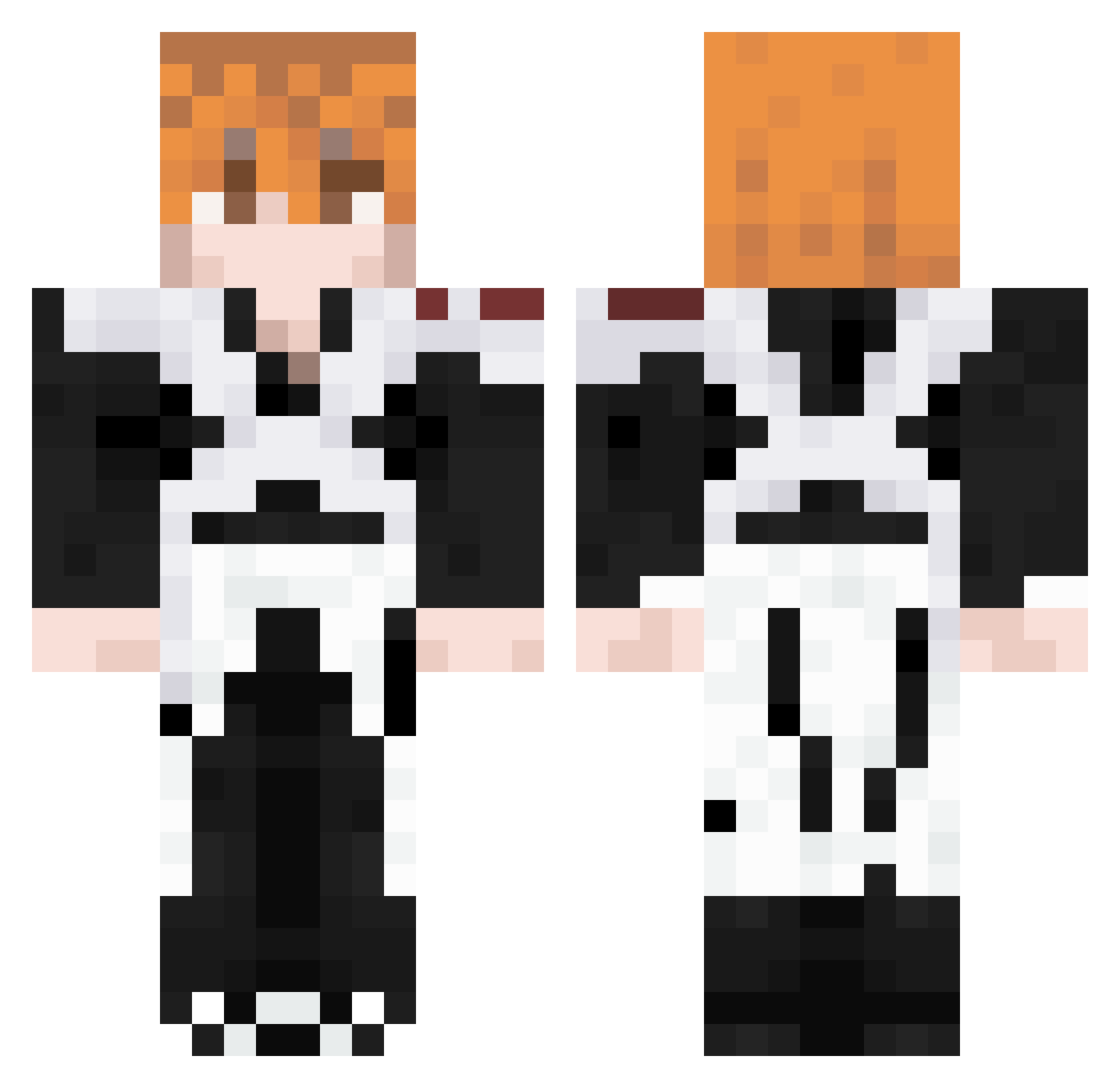 kaiserss6 Minecraft skin, front and back view