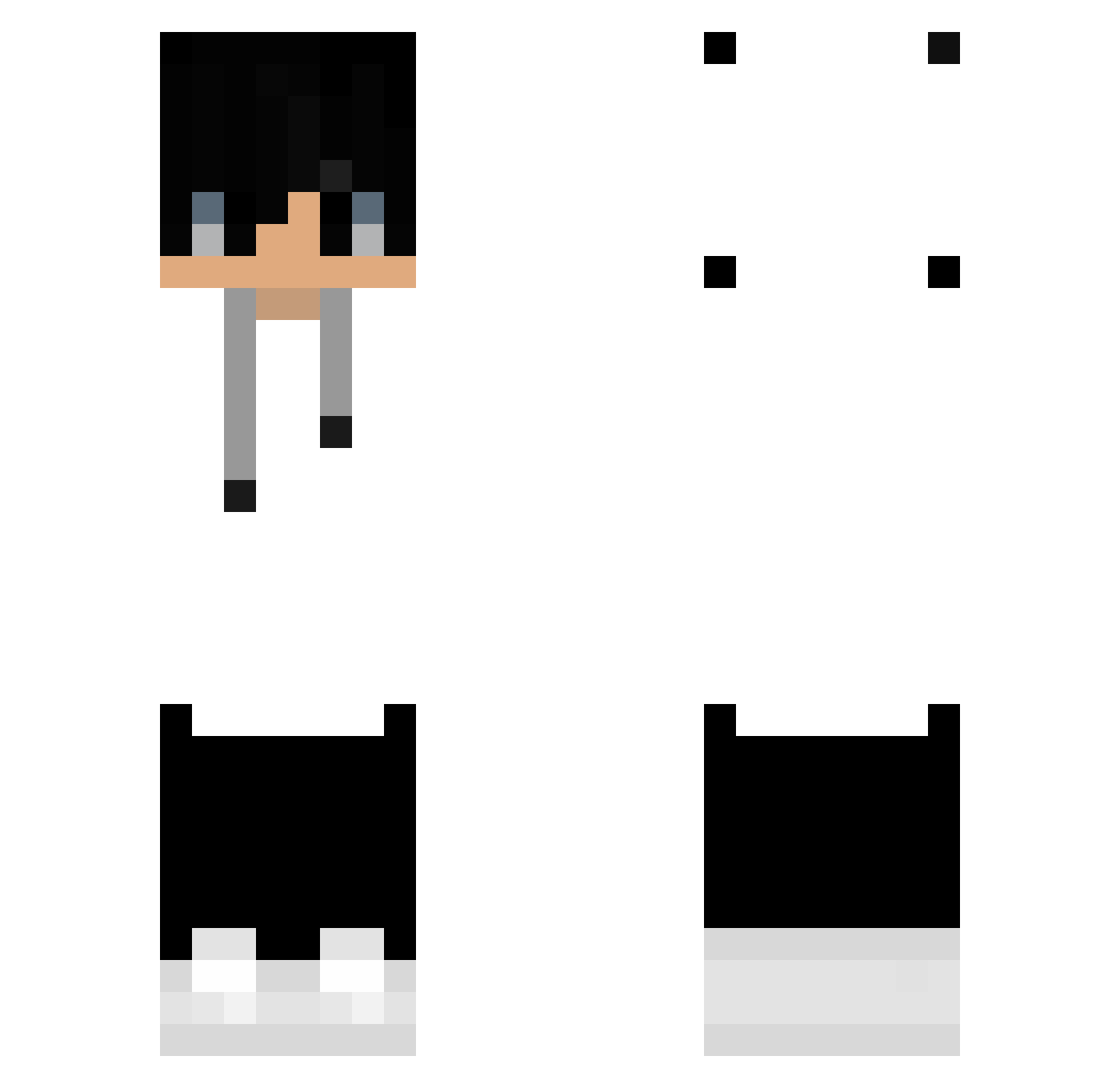 watrmln_ Minecraft skin, front and back view