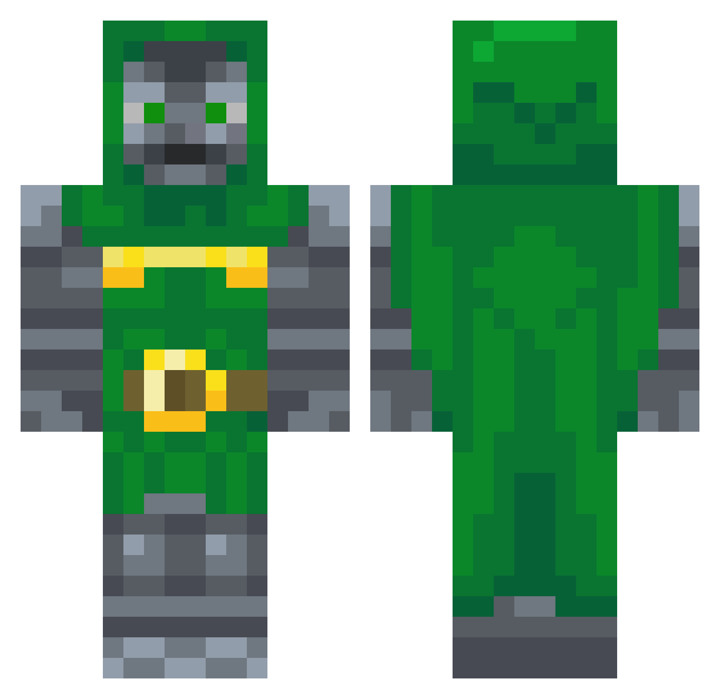 Adamsito_ Minecraft skin, front and back view