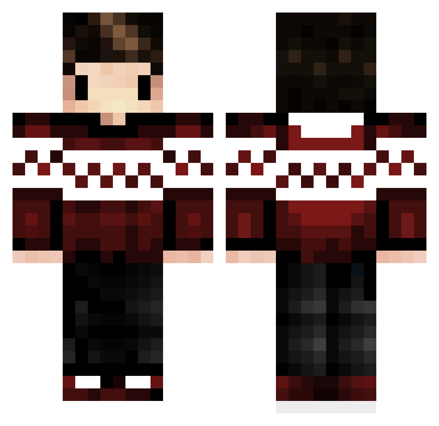 SUCUKBABA_ Minecraft skin, front and back view
