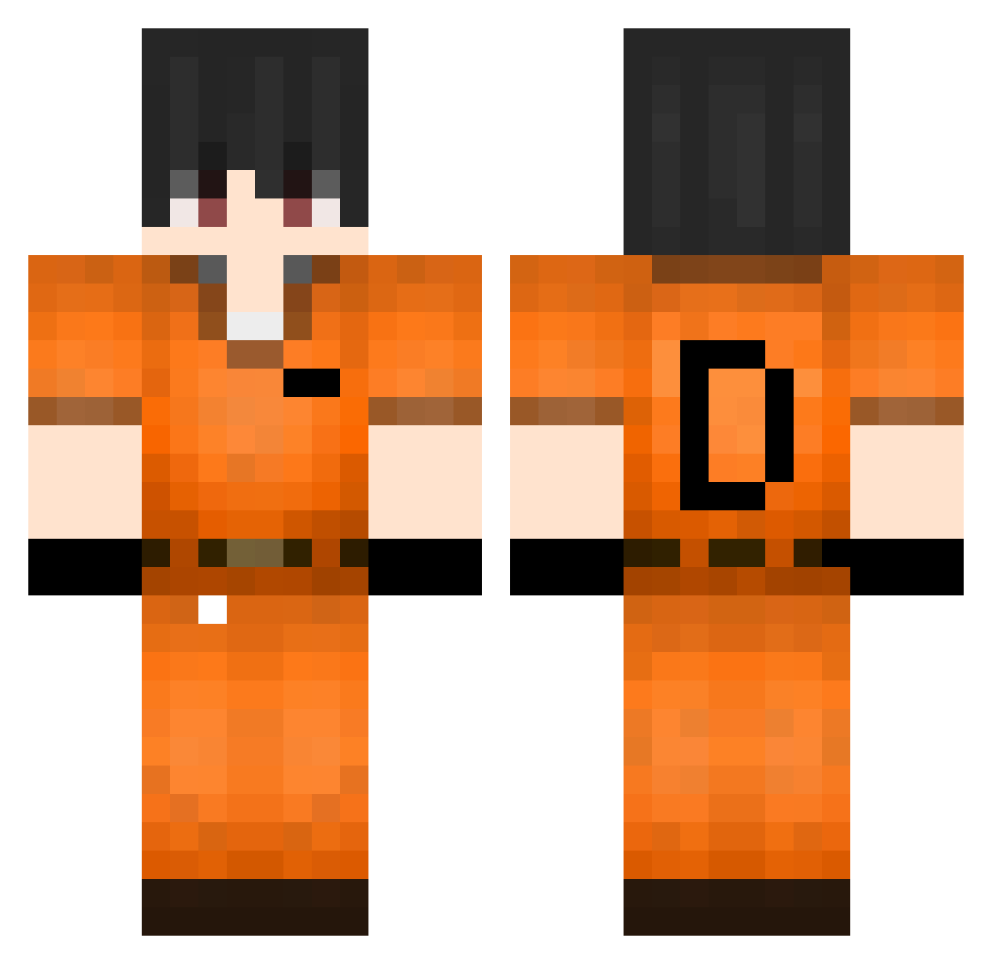 ryou1406 Minecraft skin, front and back view