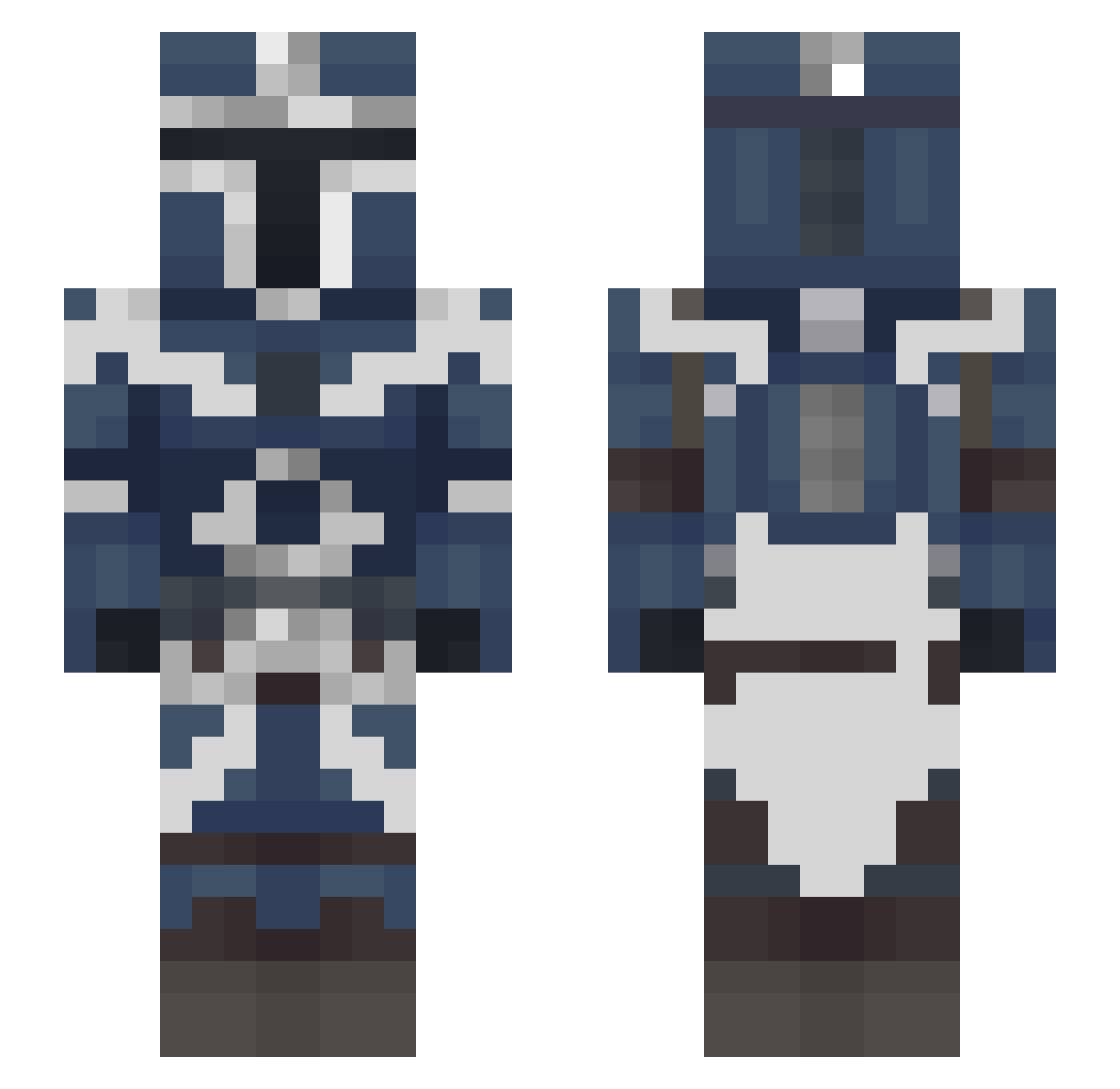 LokumBey_ Minecraft skin, front and back view