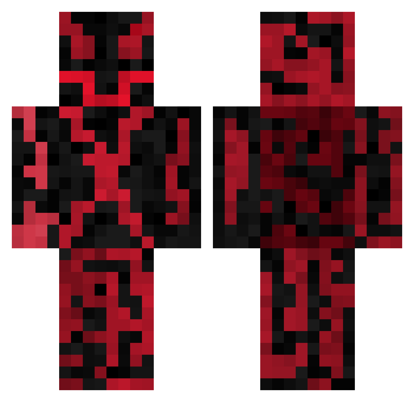 Alex47330 Minecraft skin, front and back view