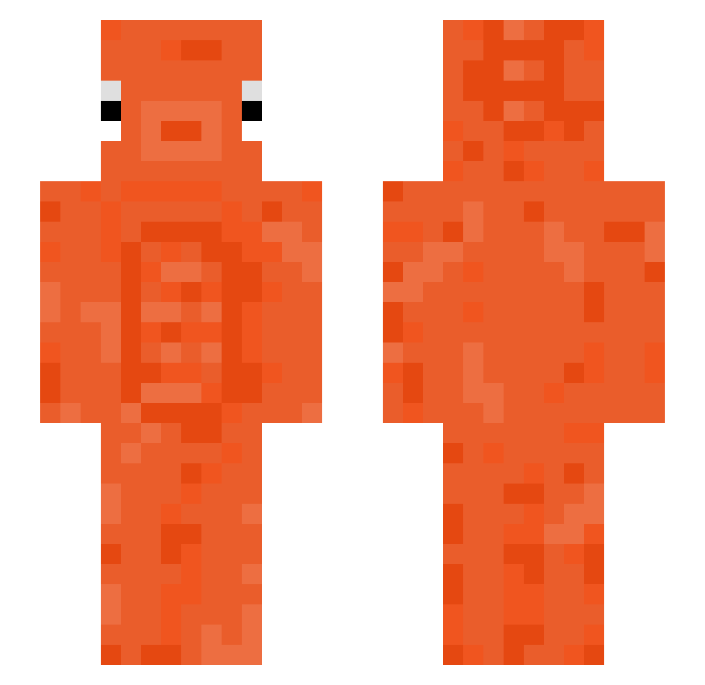 goofypinguin Minecraft skin, front and back view