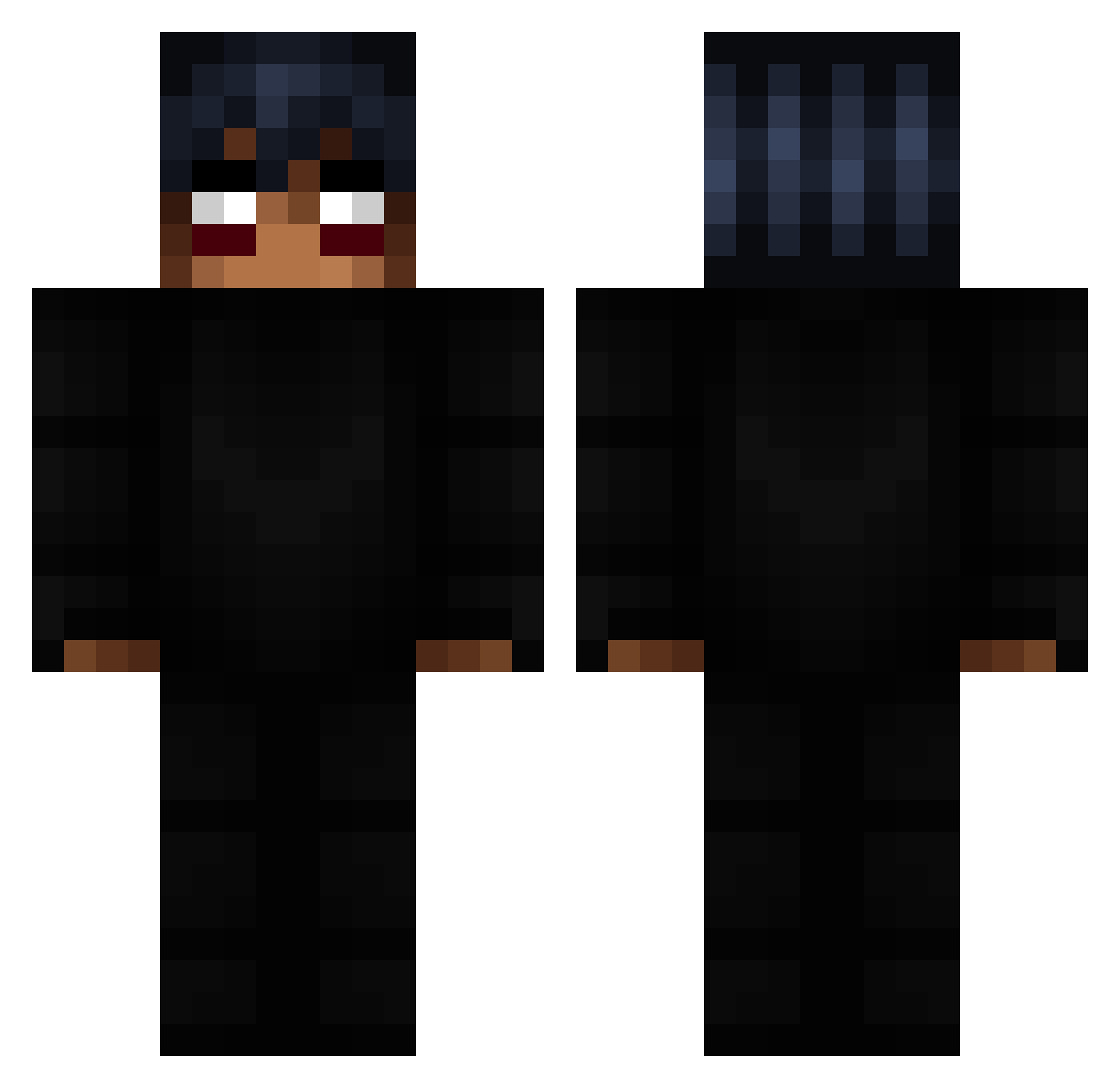 PR0FILN4VN Minecraft skin, front and back view