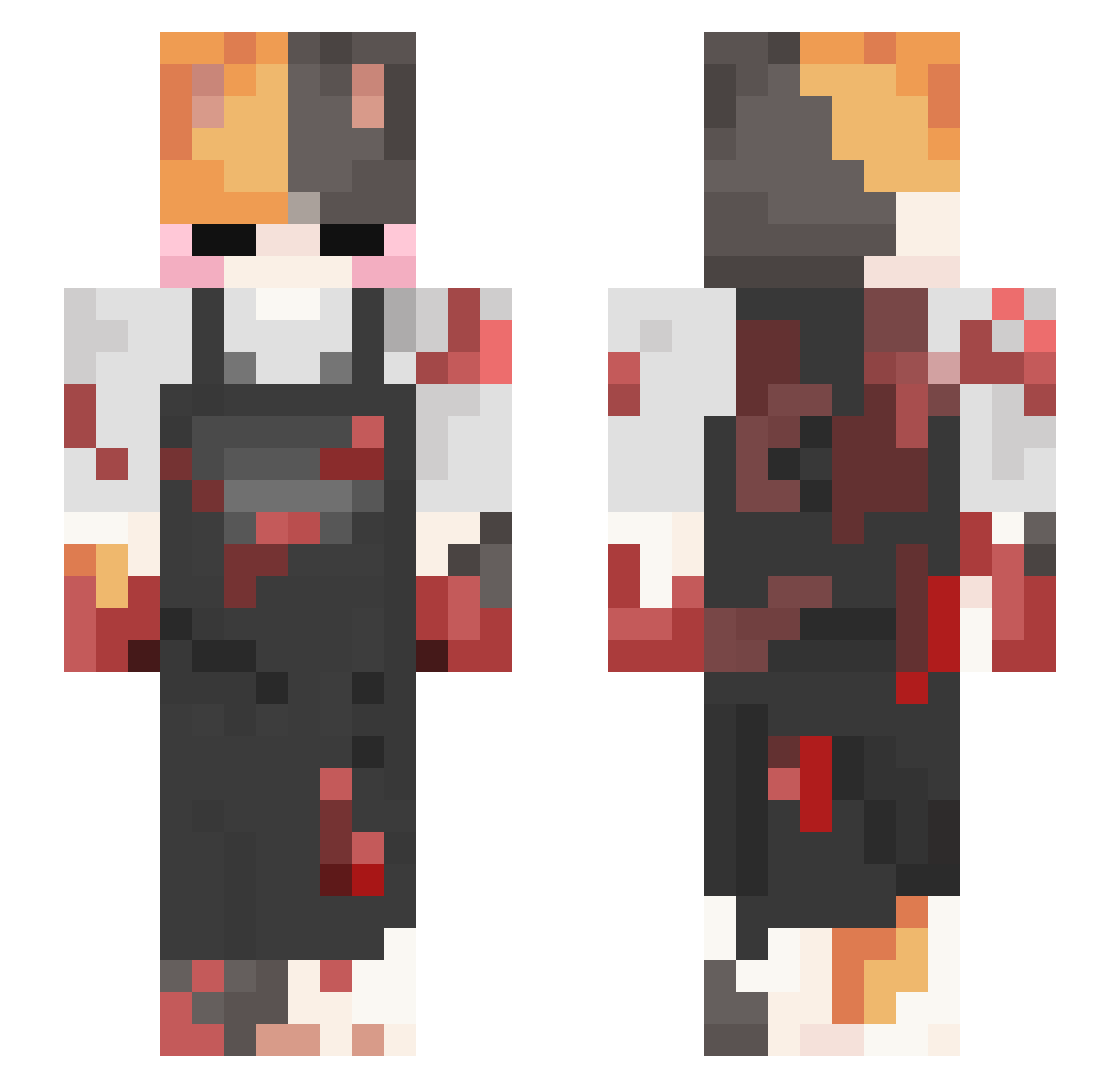 Bloodxs_ Minecraft skin, front and back view