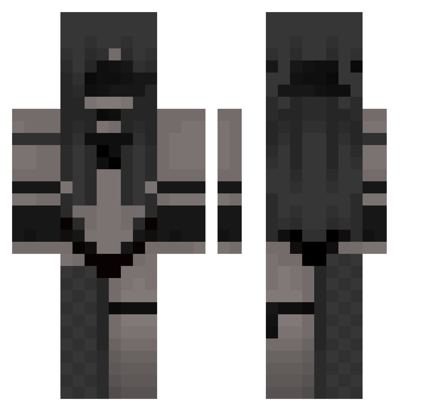 sea0905 Minecraft skin, front and back view