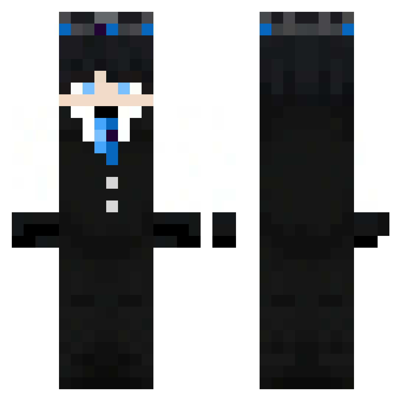 ShadowXen_3 Minecraft skin, front and back view