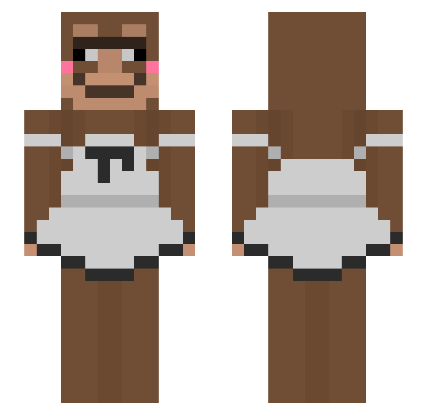 WonSeungI Minecraft skin, front and back view