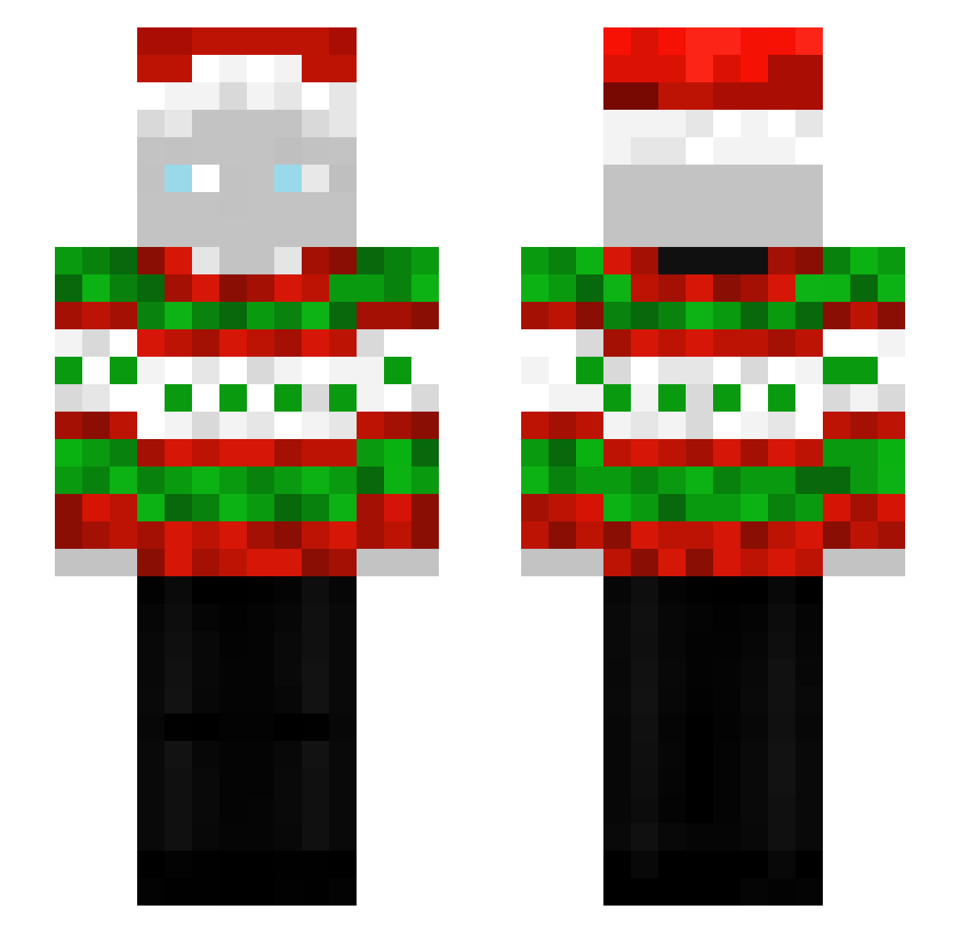 Kaindo__ Minecraft skin, front and back view