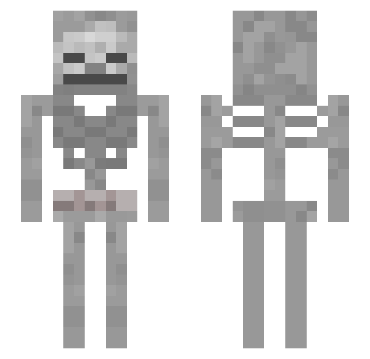 Frogyfromthedeep Minecraft skin, front and back view