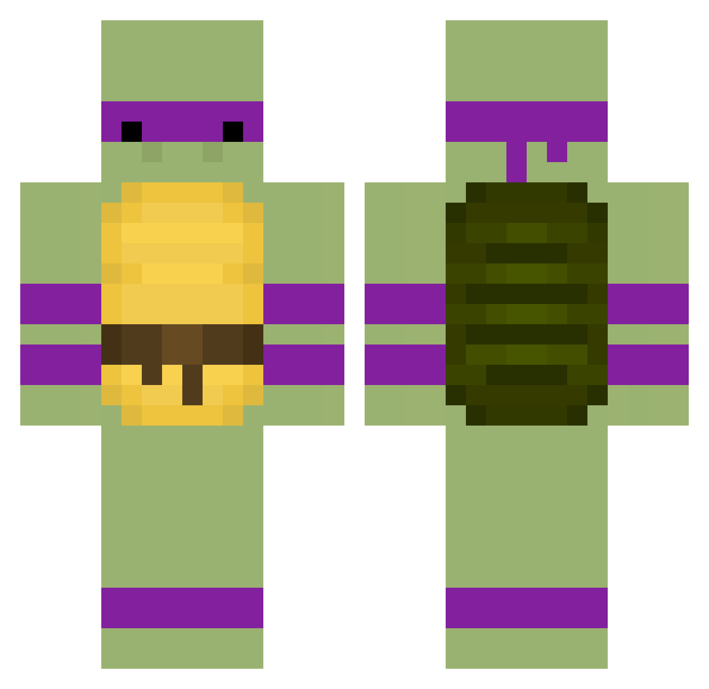 tombaR_ Minecraft skin, front and back view