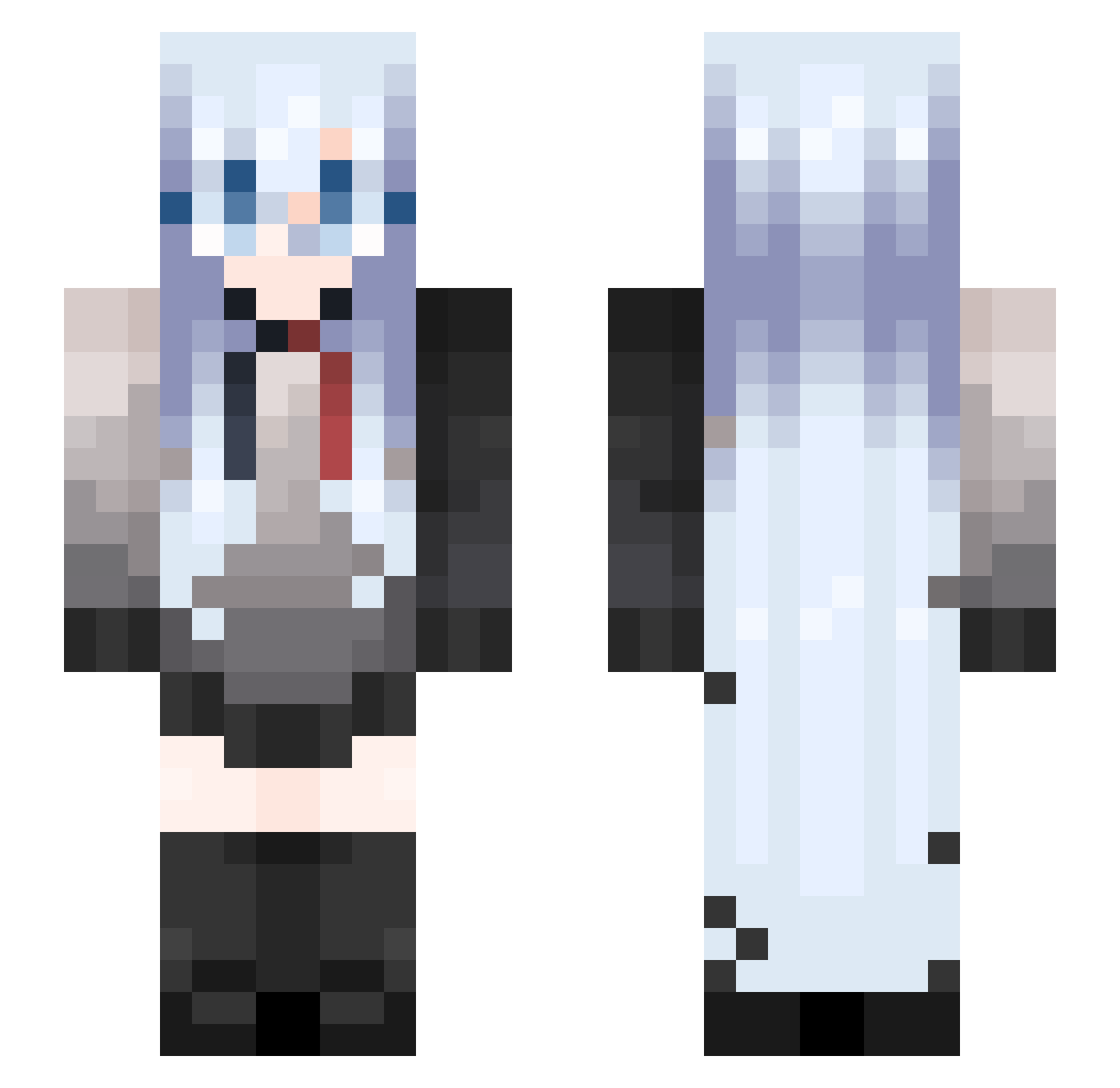 TricKs_is_bad Minecraft skin, front and back view