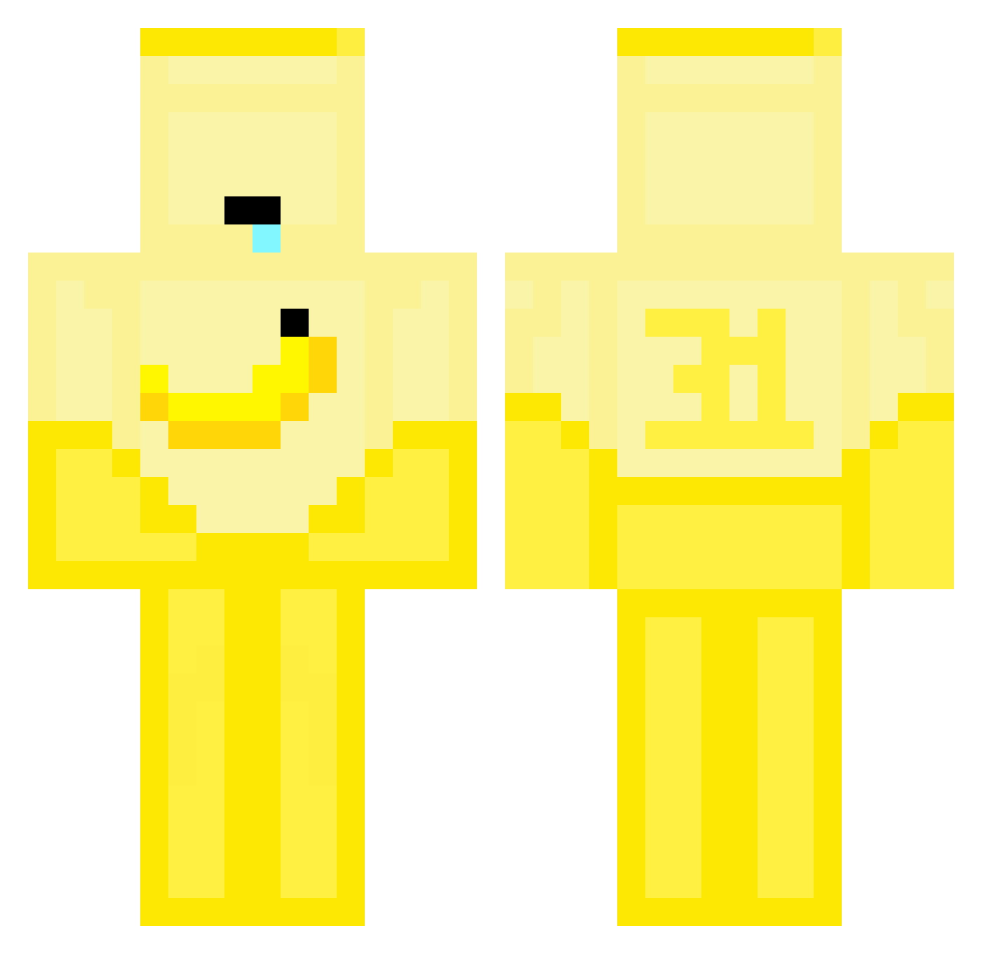 TheMrLi0n Minecraft skin, front and back view