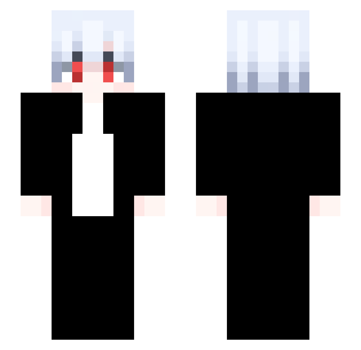 user146 Minecraft skin, front and back view