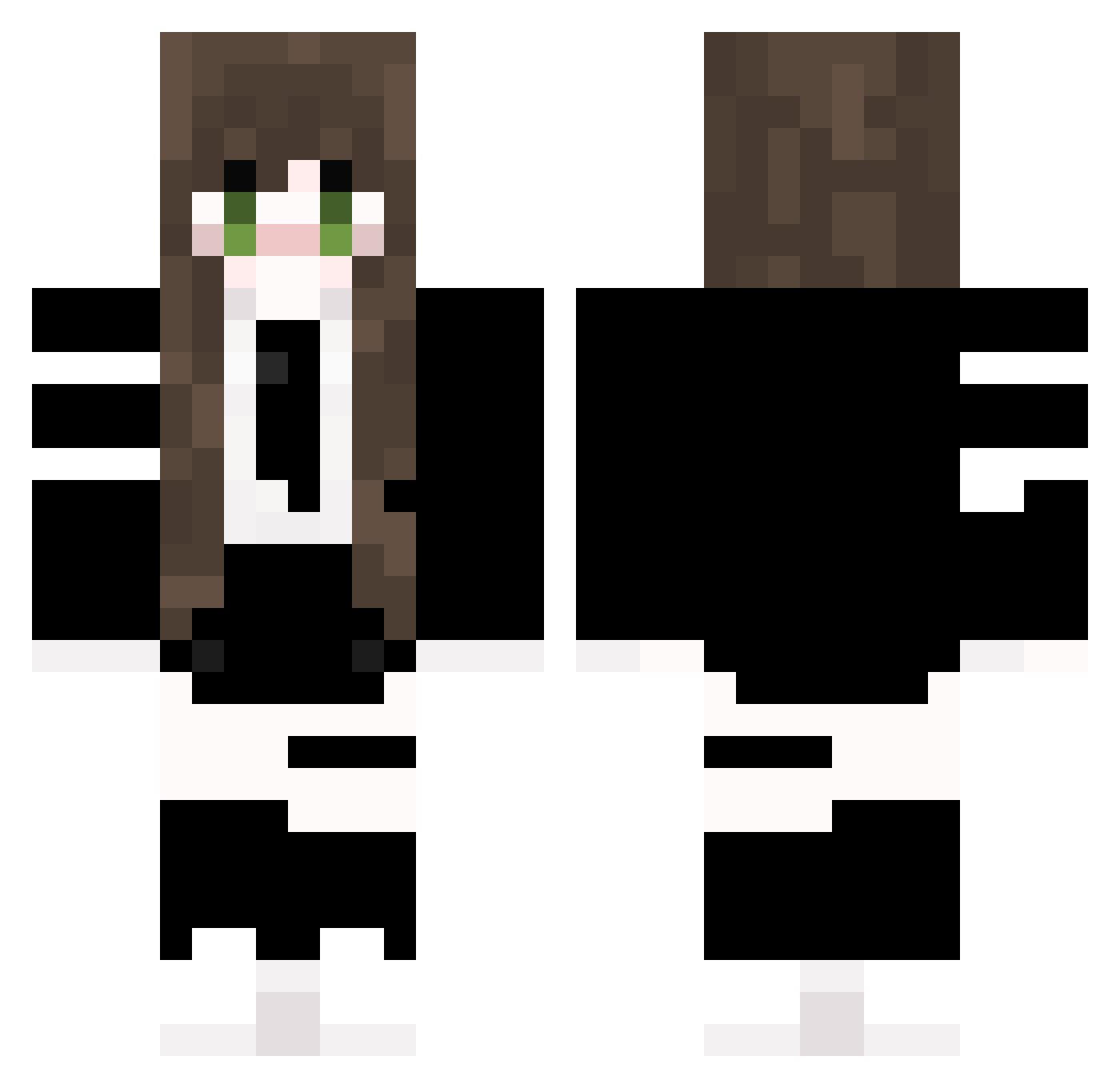 qwll_x26x Minecraft skin, front and back view