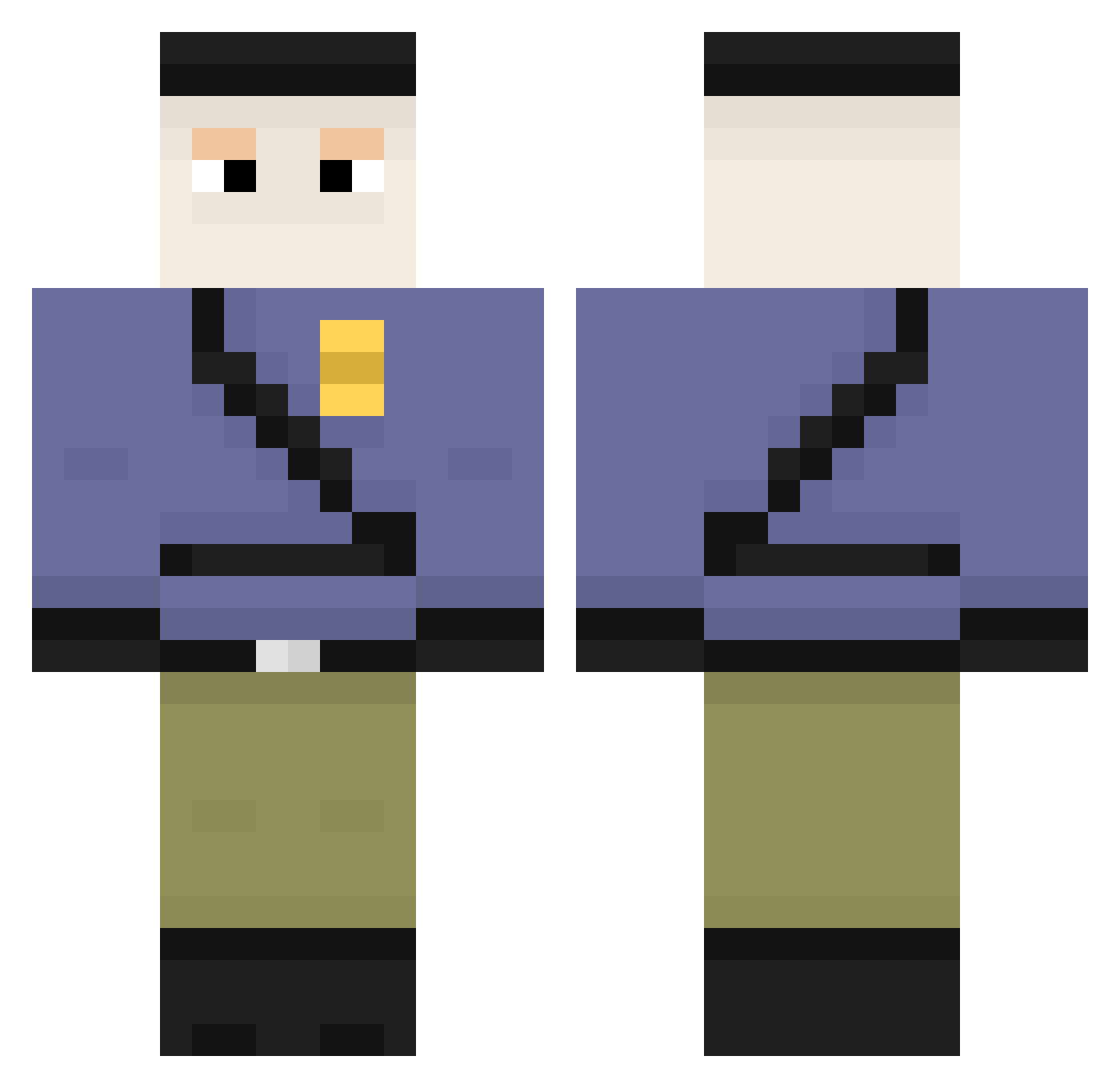 lianjoelkl Minecraft skin, front and back view