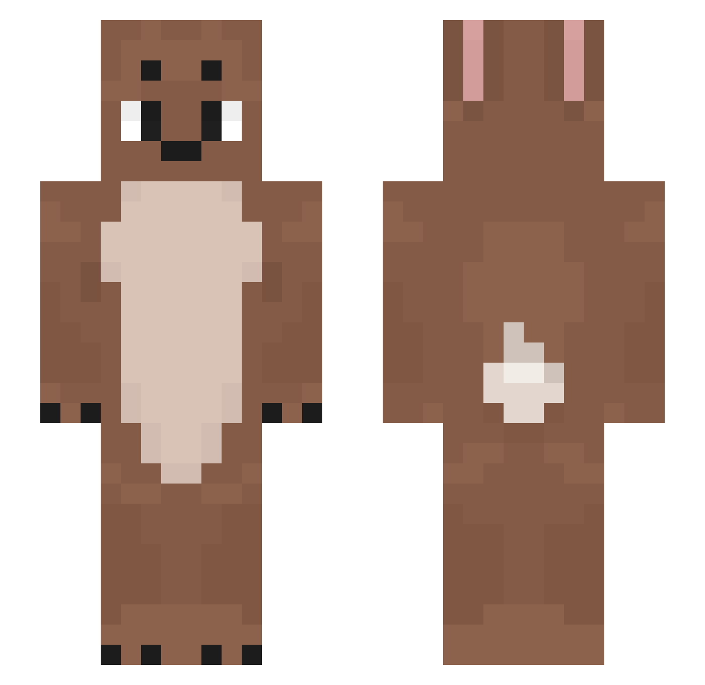 sssmileo Minecraft skin, front and back view