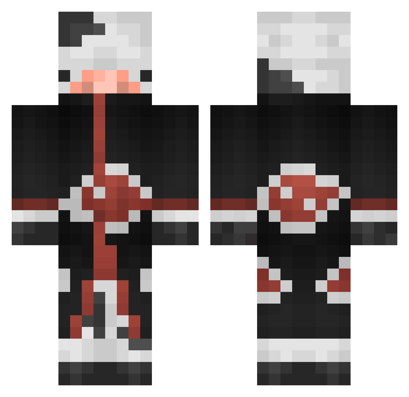 SERIOUSGAMER777 Minecraft skin, front and back view