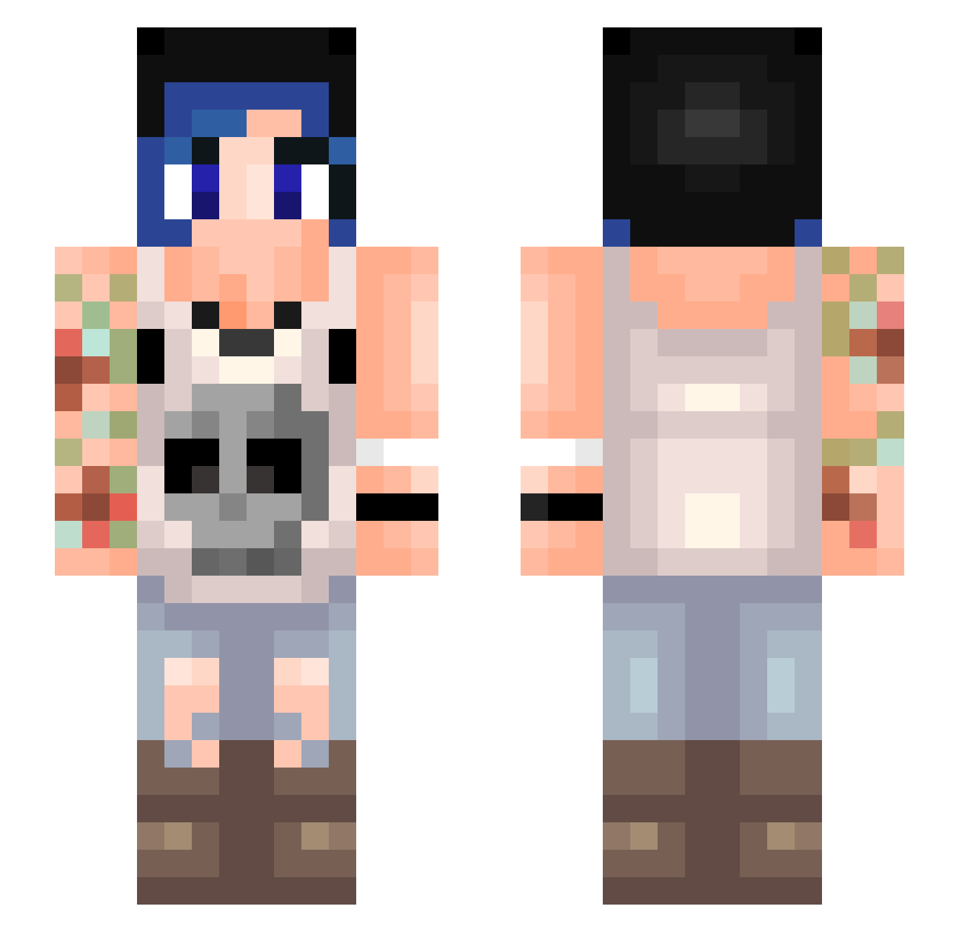 starlord372yt Minecraft skin, front and back view