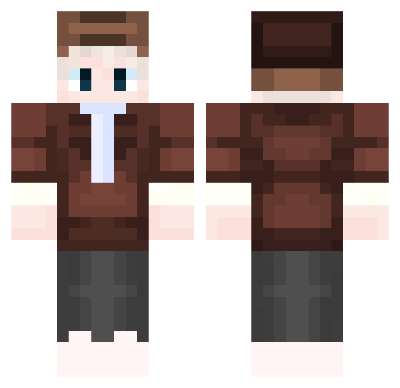 szak_0 Minecraft skin, front and back view