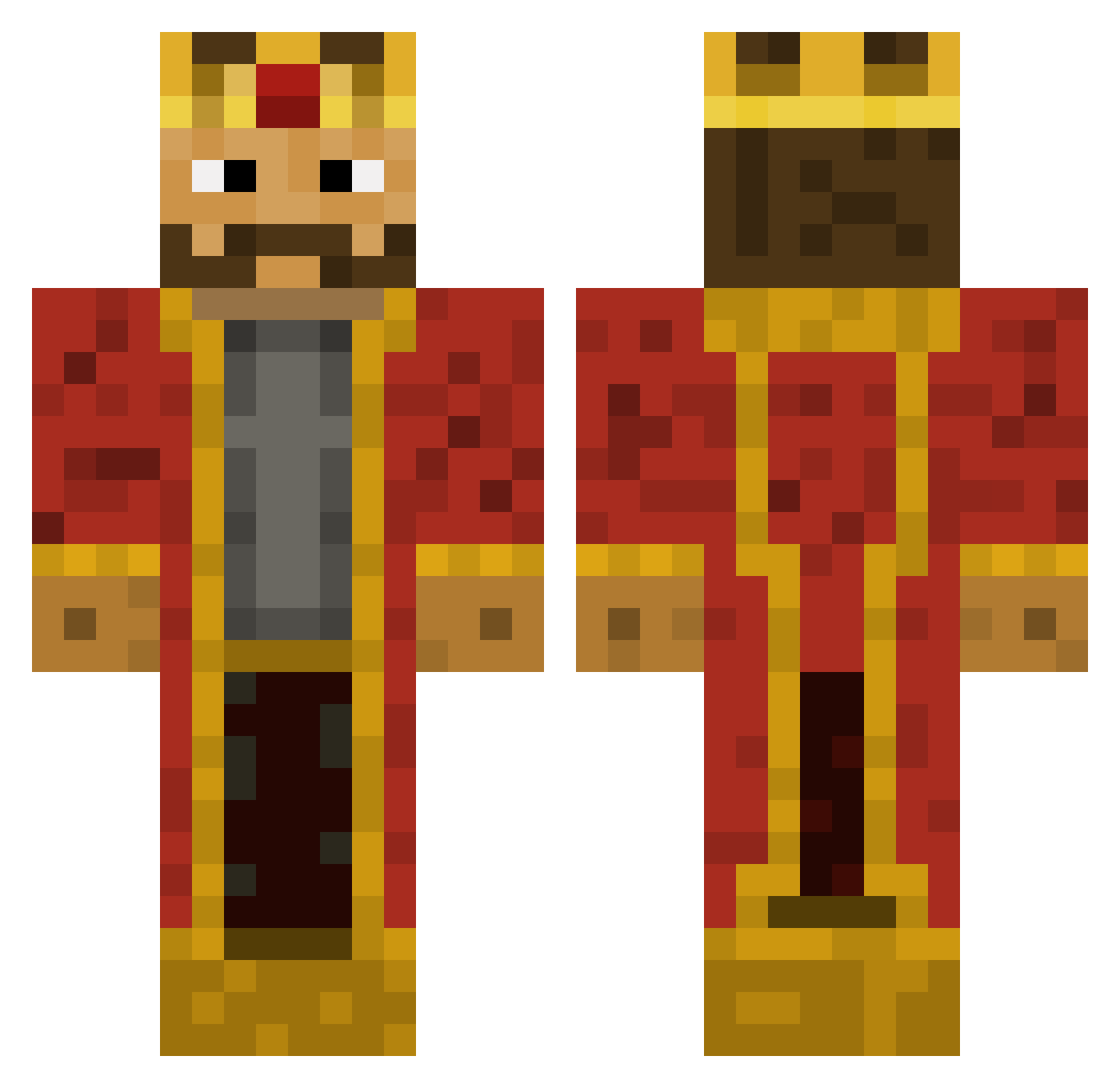 jumebonn11 Minecraft skin, front and back view