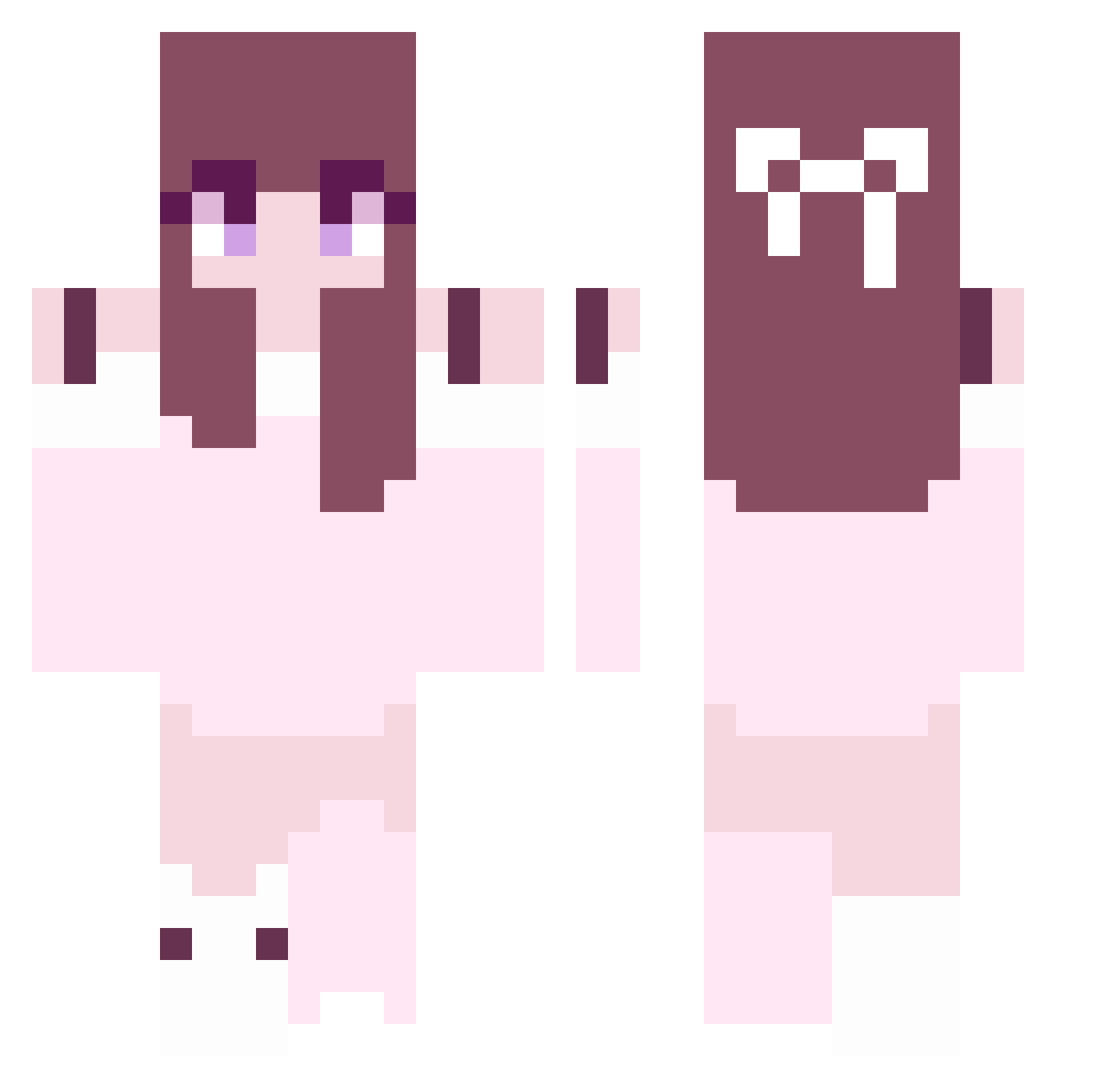 spartacool Minecraft skin, front and back view