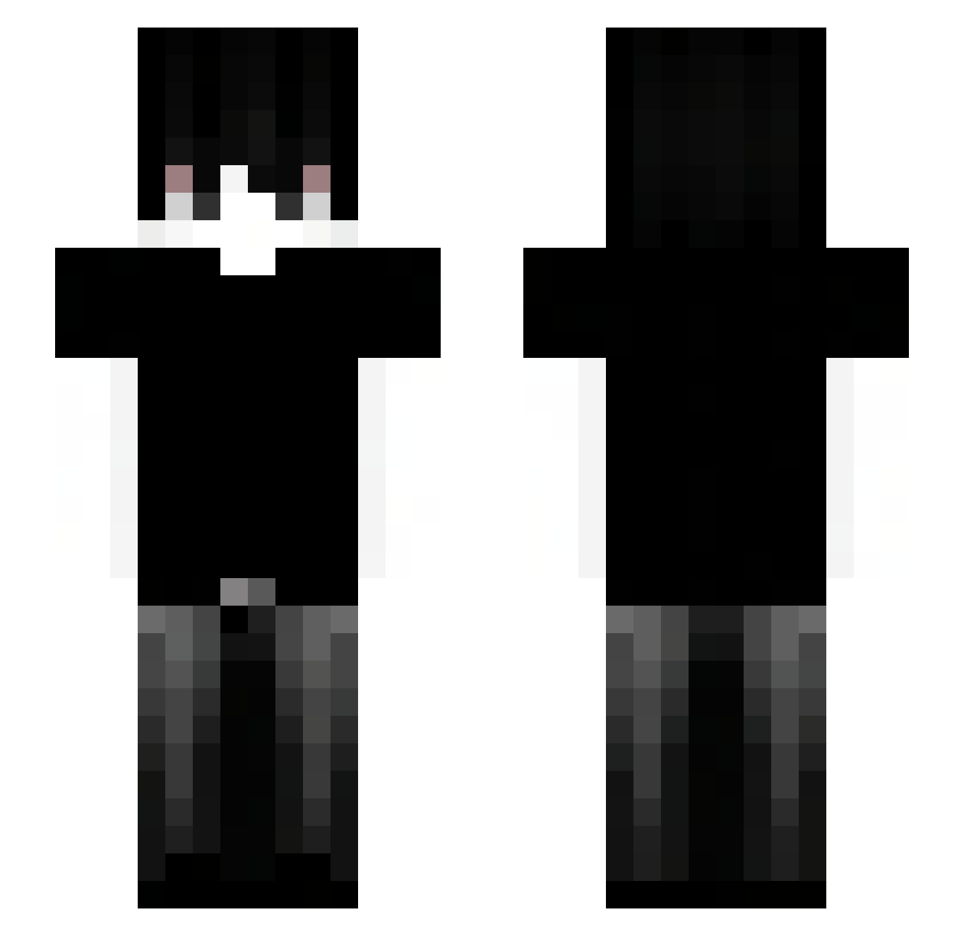 SAMZ_RV Minecraft skin, front and back view