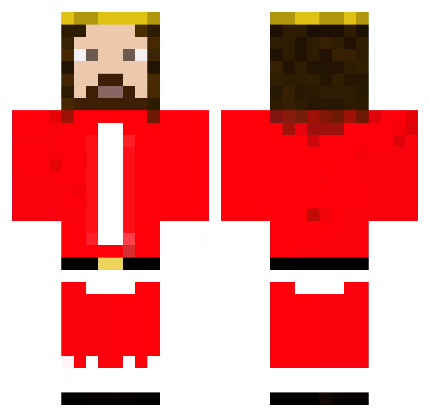 leofin_MOM_EATER Minecraft skin, front and back view