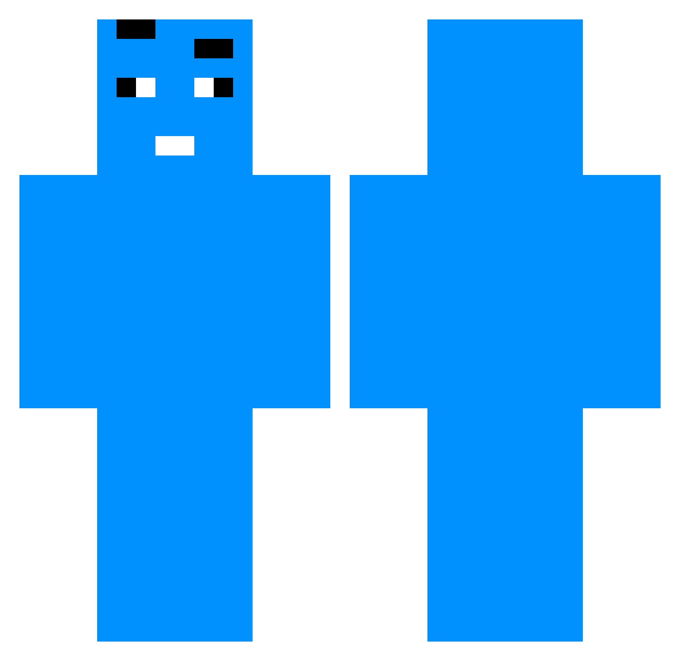youhojun09 Minecraft skin, front and back view