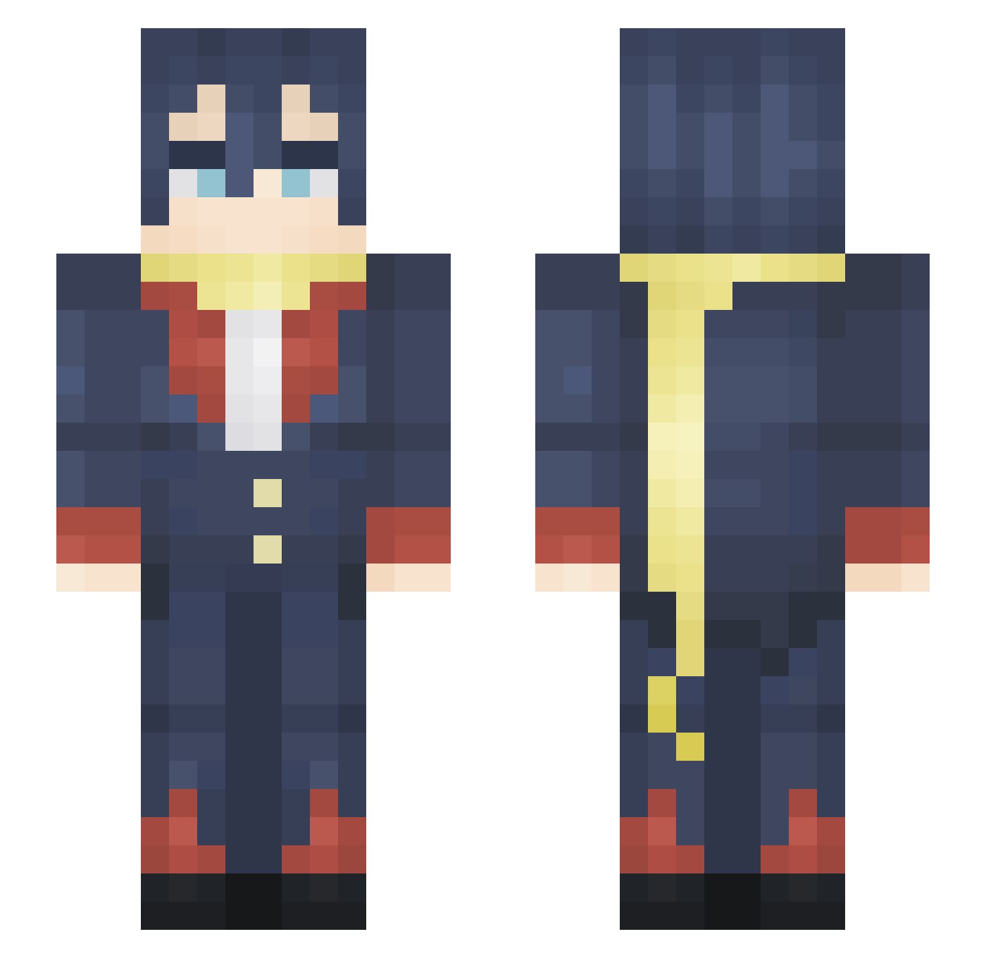 eN1ckMa989 Minecraft skin, front and back view
