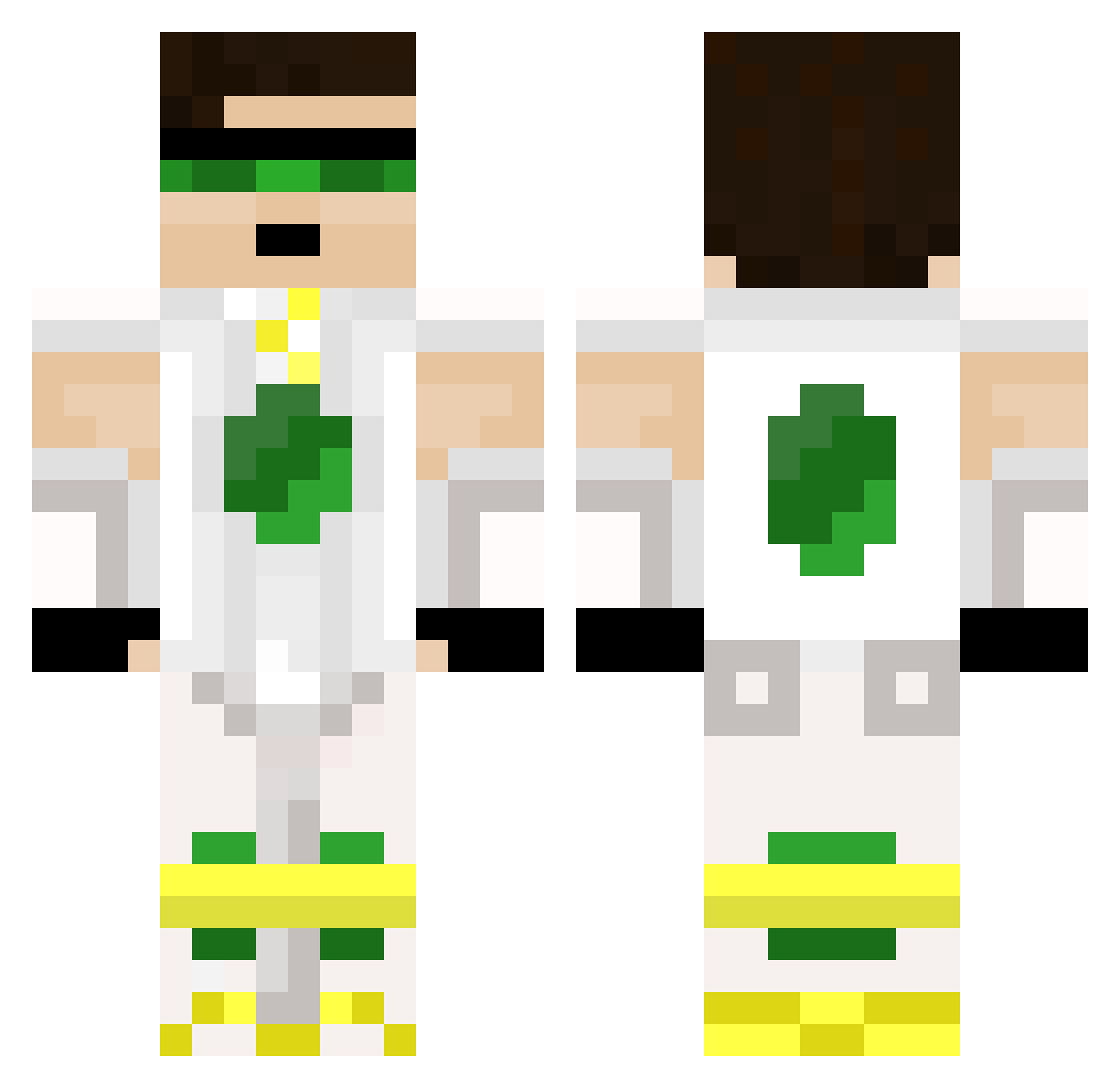 LopilonMo1o Minecraft skin, front and back view