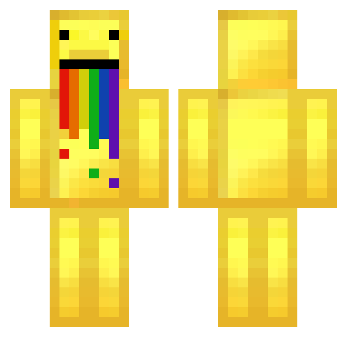 Stiffler - rainbow puke Minecraft skin