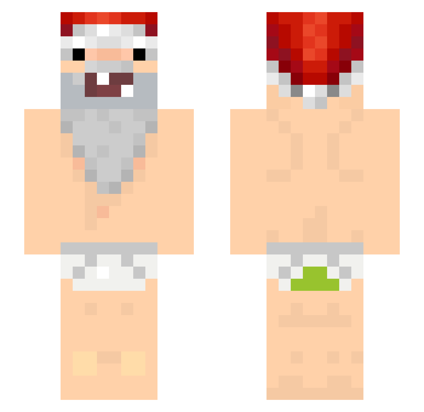 lightvsl_ Minecraft skin, front and back view
