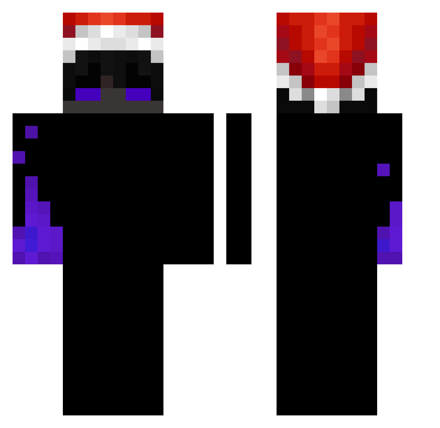 Szybki_Gaz Minecraft skin, front and back view