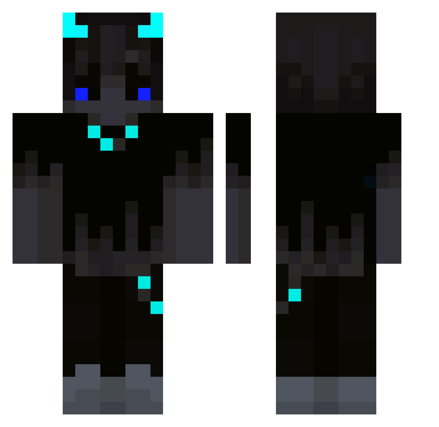 xXBaumcraft3rXx Minecraft skin, front and back view