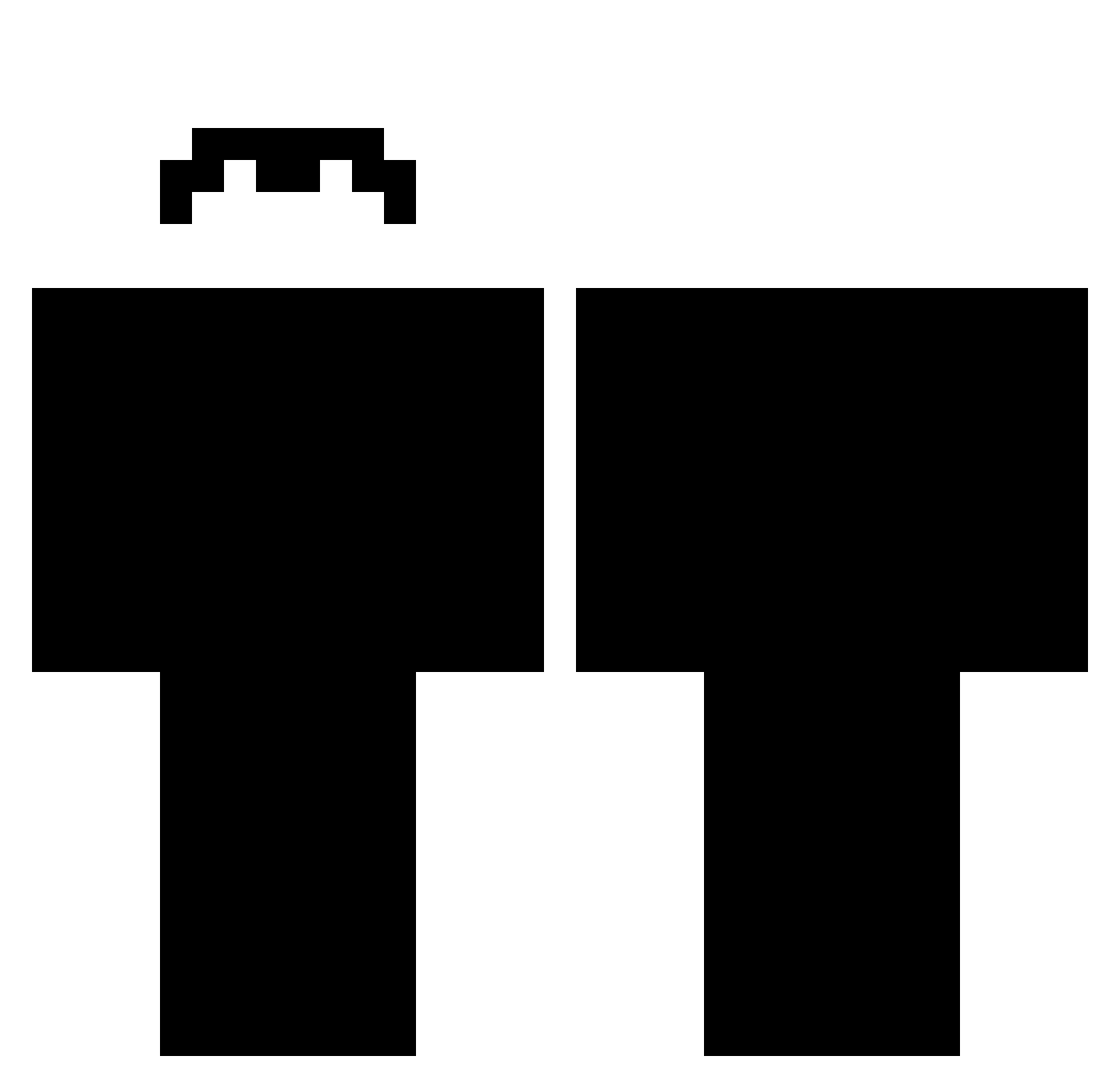 tpo_ray Minecraft skin, front and back view