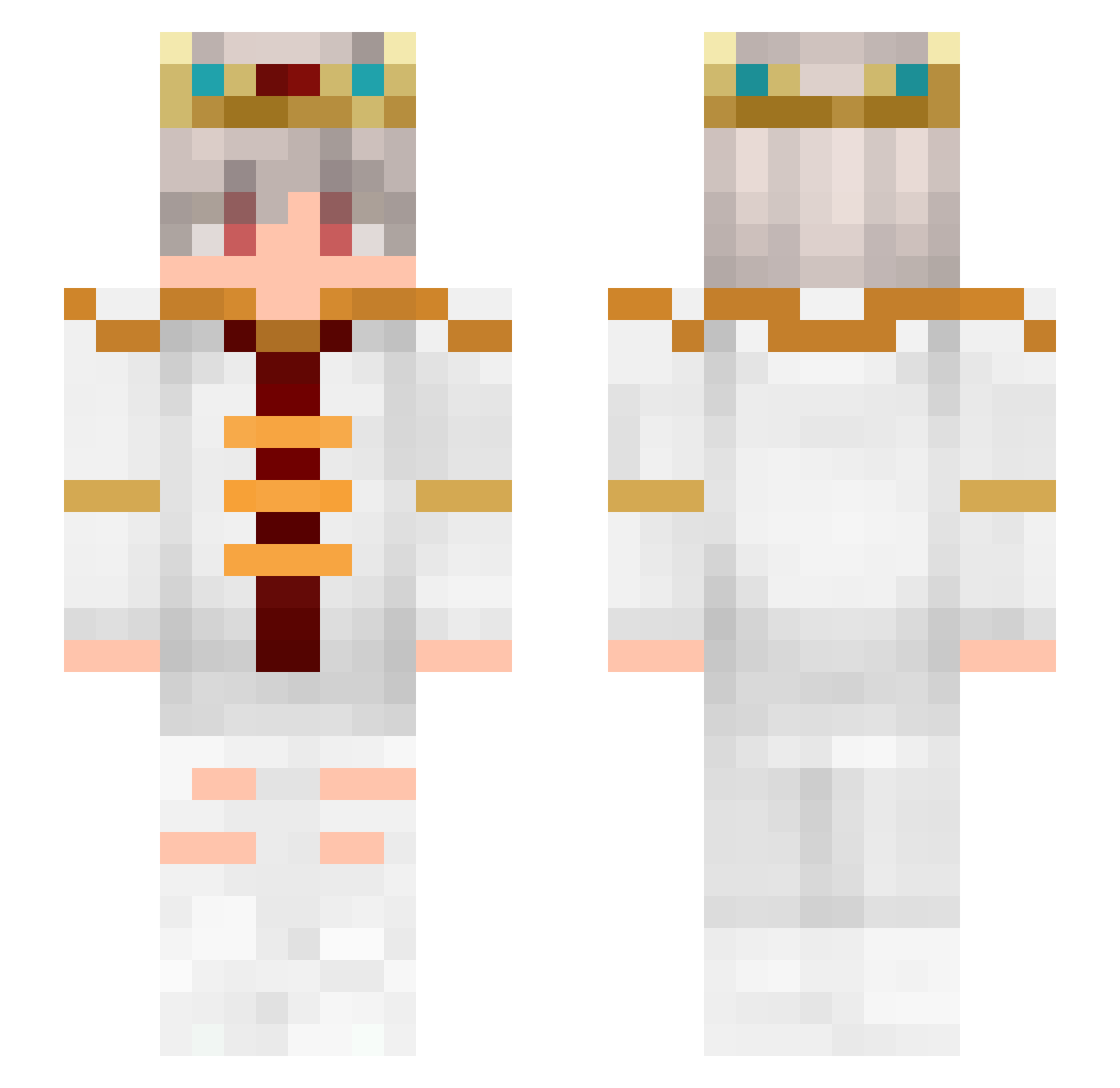 rabbanyhmm Minecraft skin, front and back view