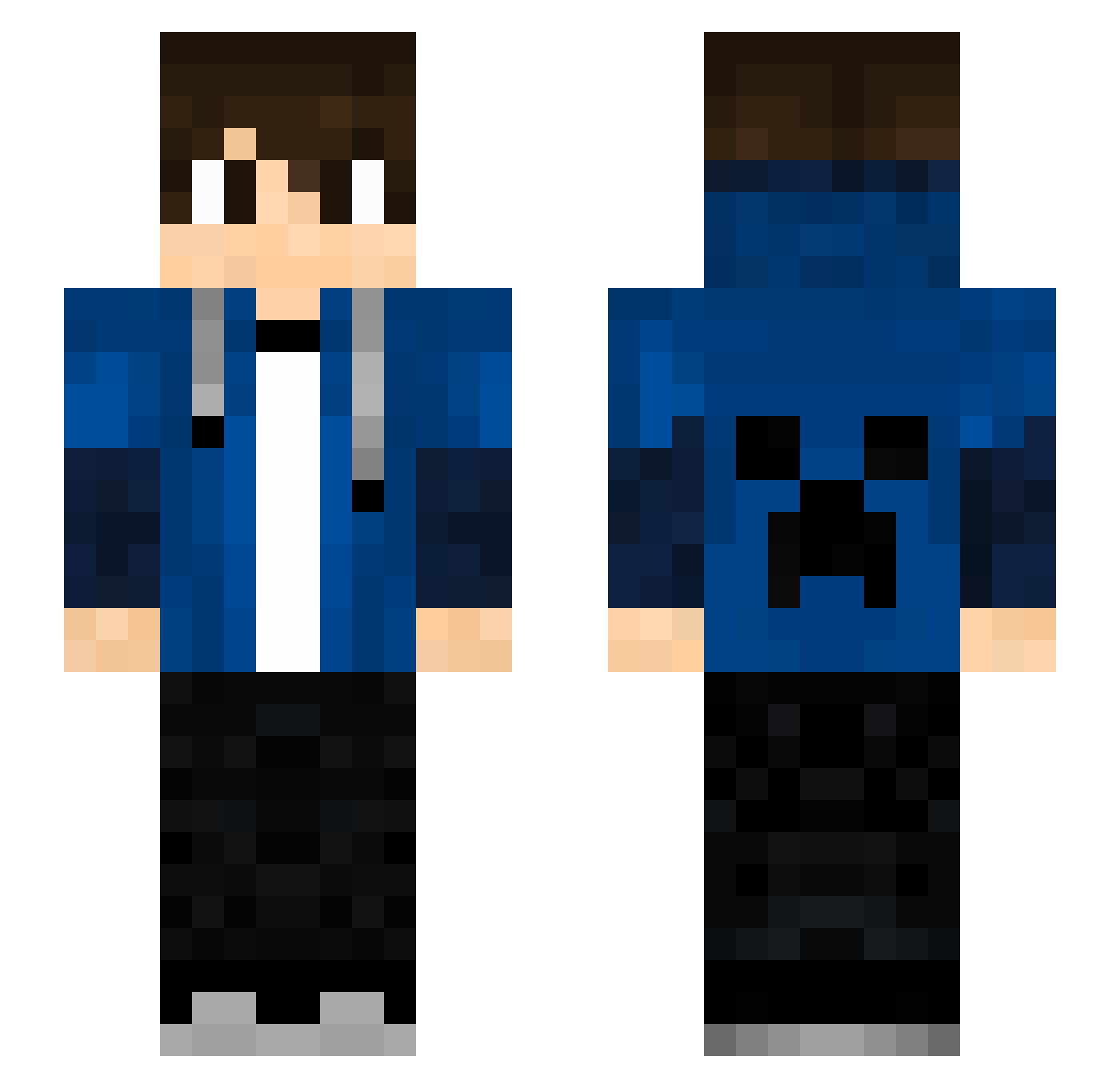 sakkuu1282 Minecraft skin, front and back view