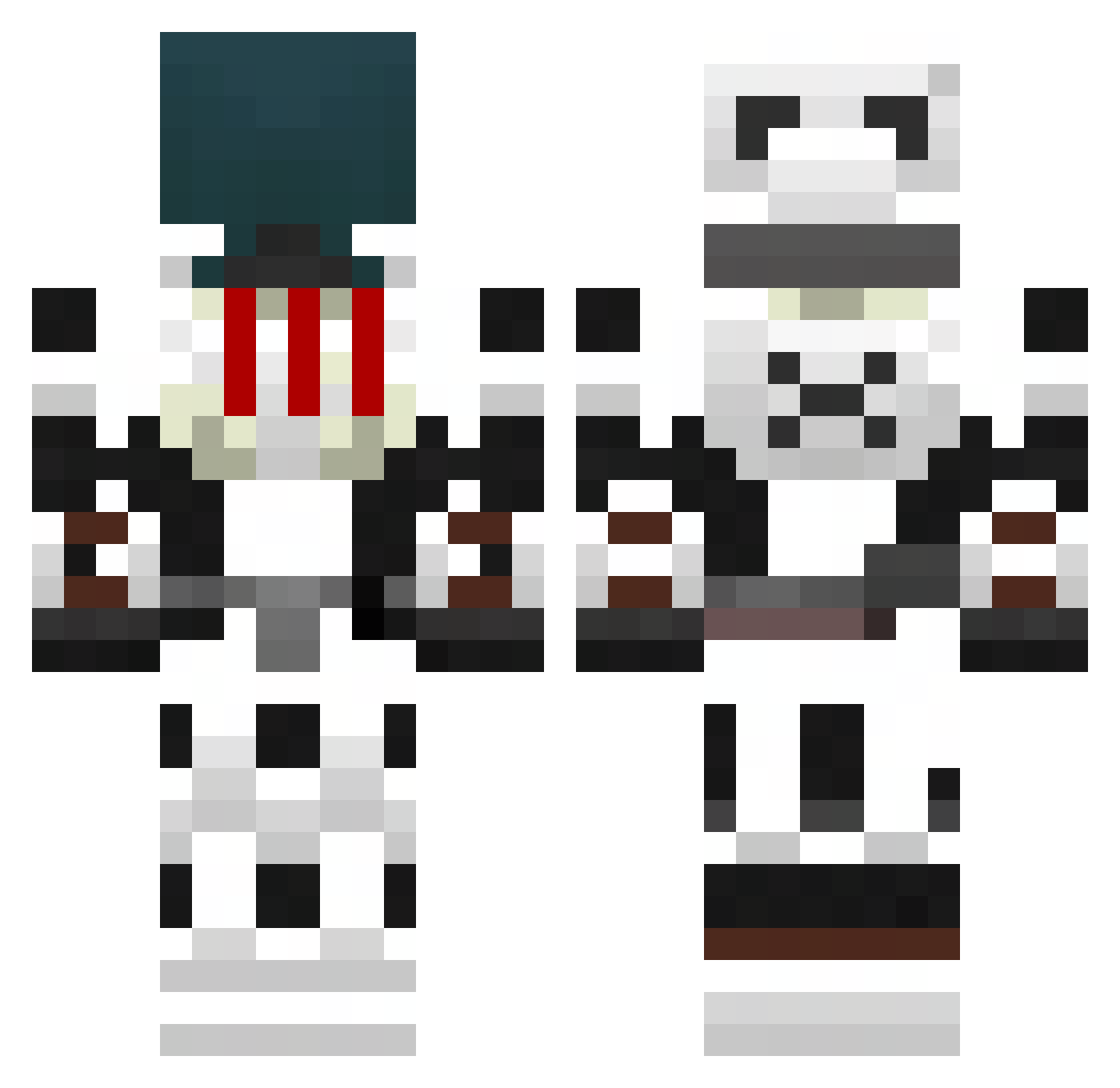 cfunk22 Minecraft skin, front and back view