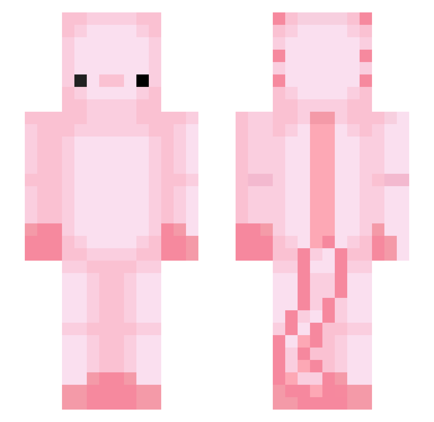 djleo0525 Minecraft skin, front and back view