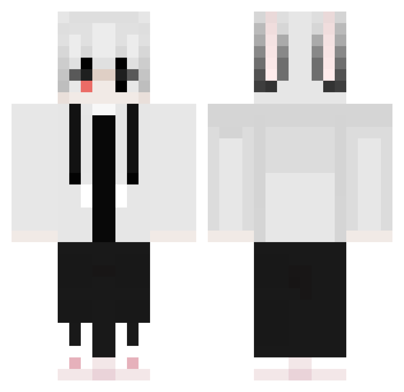 zkdlwj2020 Minecraft skin, front and back view