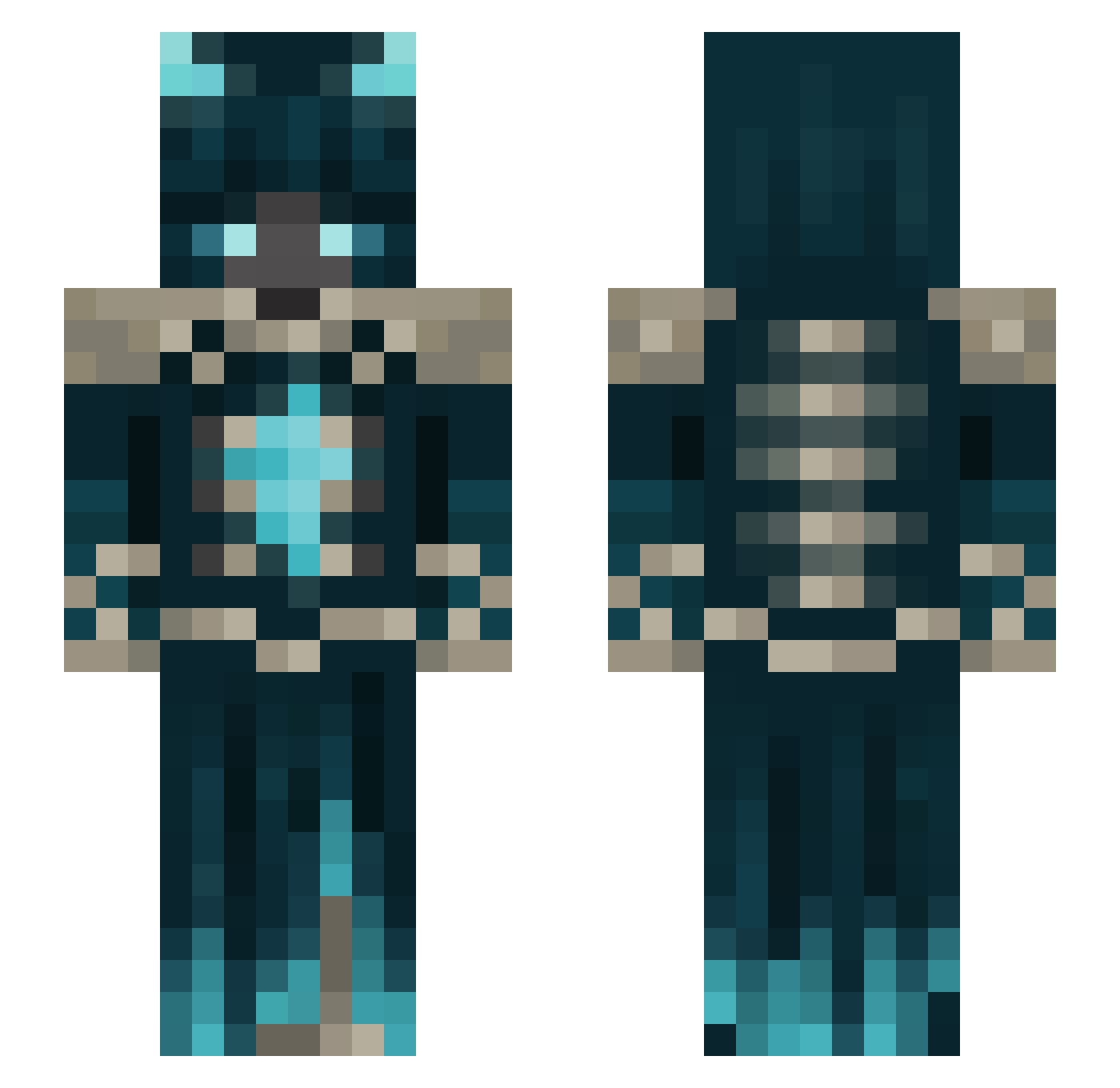 Crazy_Lad13 Minecraft skin, front and back view